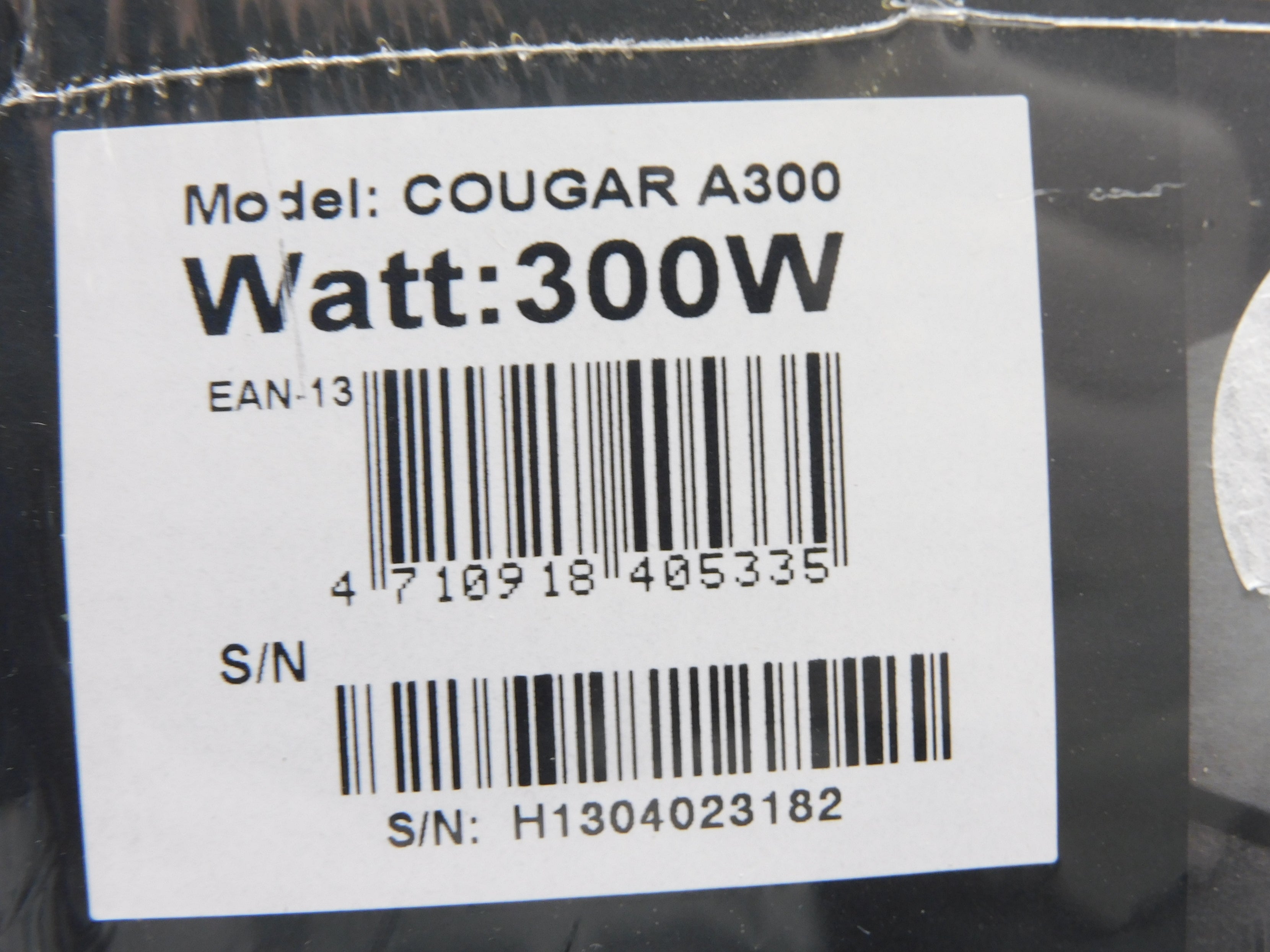COUGAR A300 NSFS