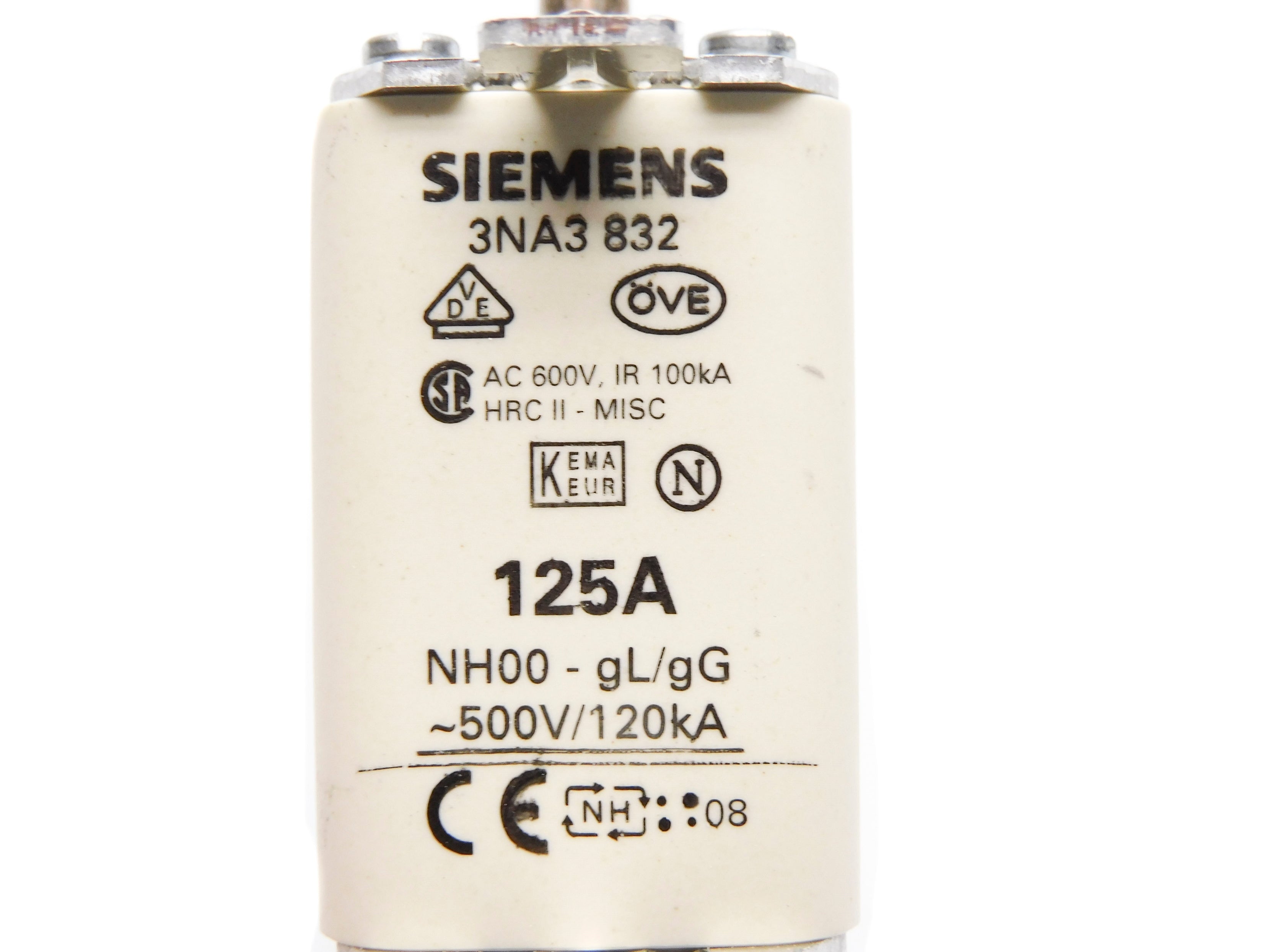 SIEMENS 3NA3832 500V 125A (PKG OF 3) NSMP