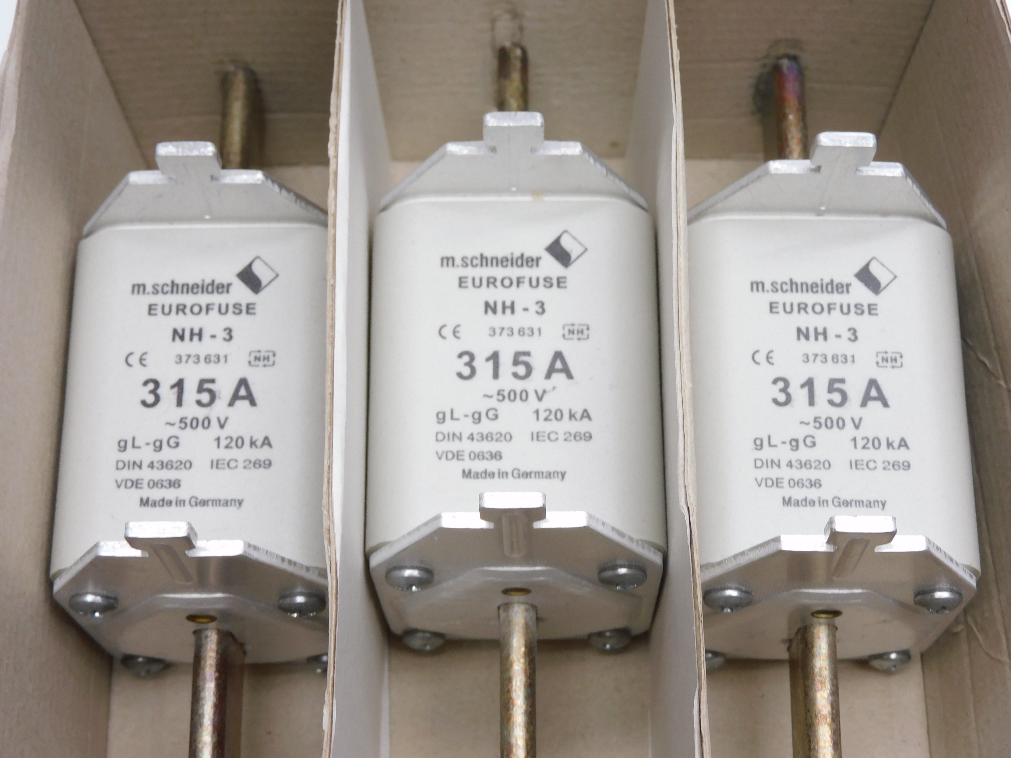 M.SCHNEIDER 373631 NH-3 (PKG OF 3) NSMP