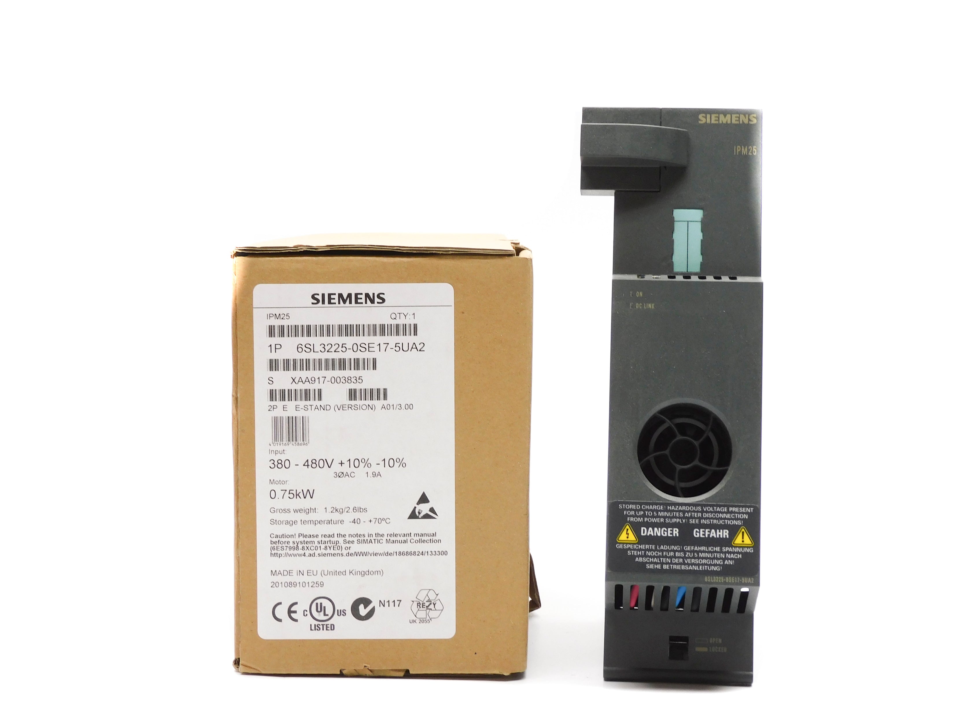 SIEMENS 6SL3225-0SE17-5UA2 NSMP