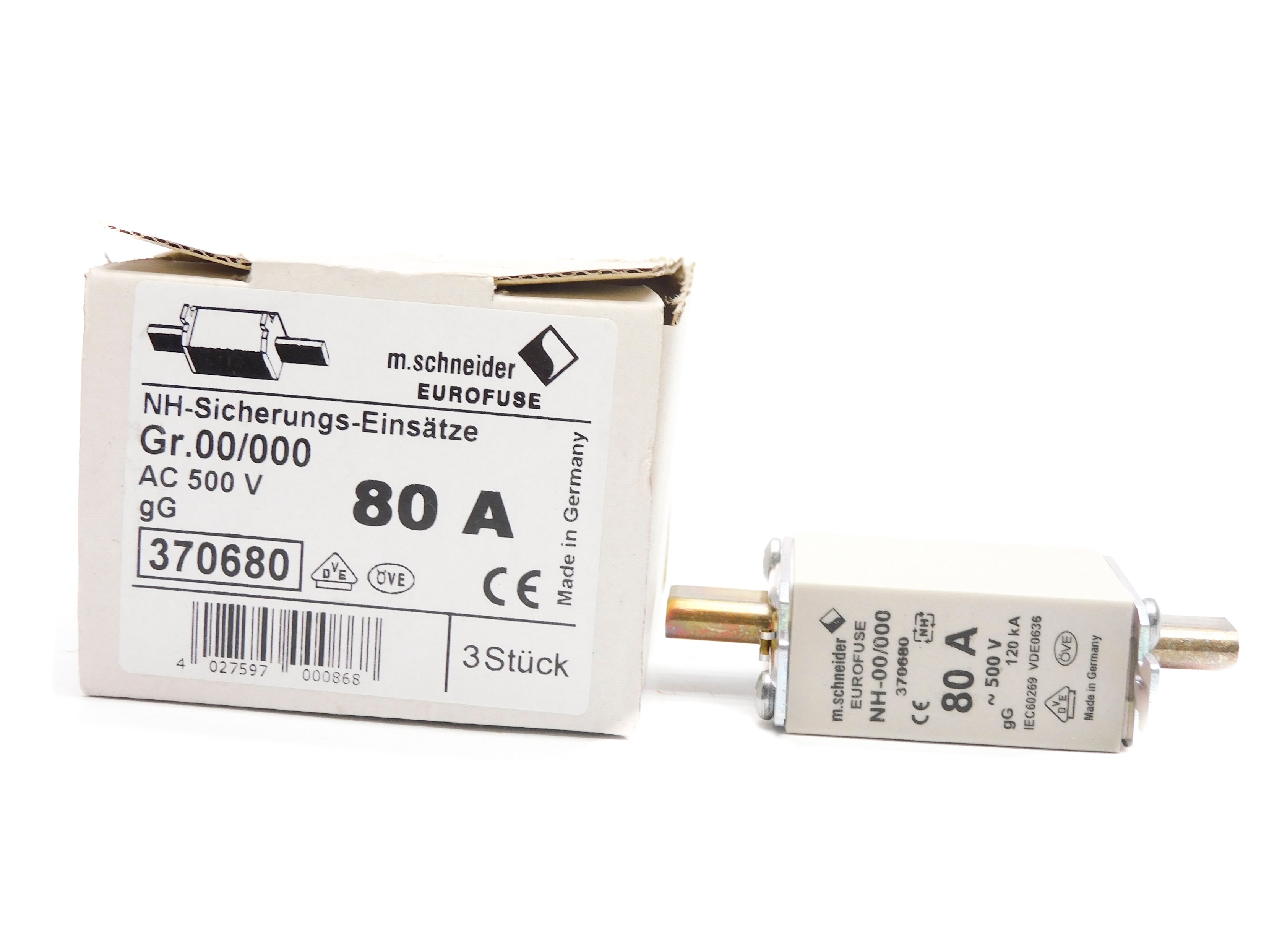 M.SCHNEIDER 370680 NH-00/000 (PKG OF 3) NSMP
