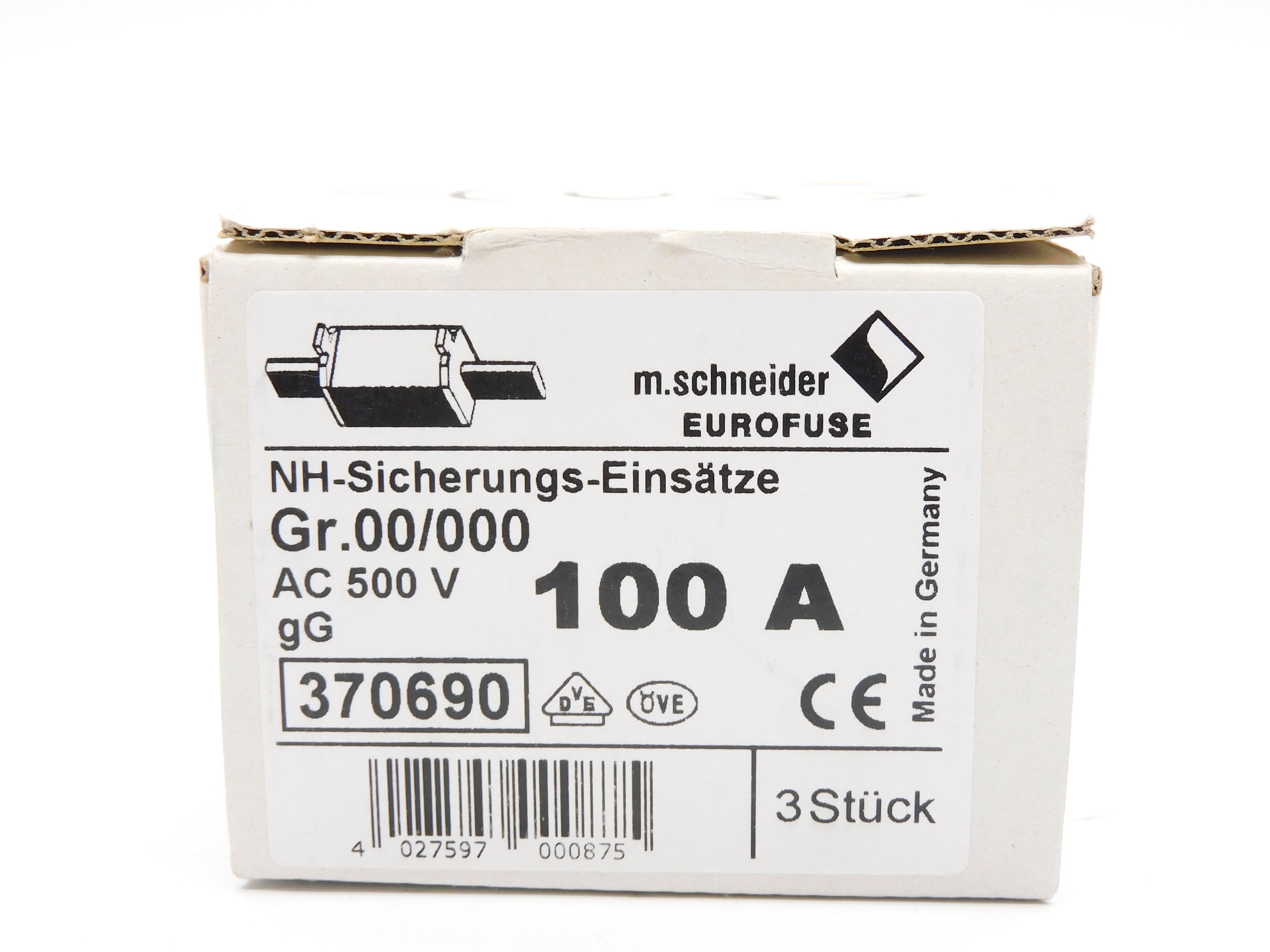 M.SCHNEIDER 370690 NH-00/000 (PKG OF 3) NSMP