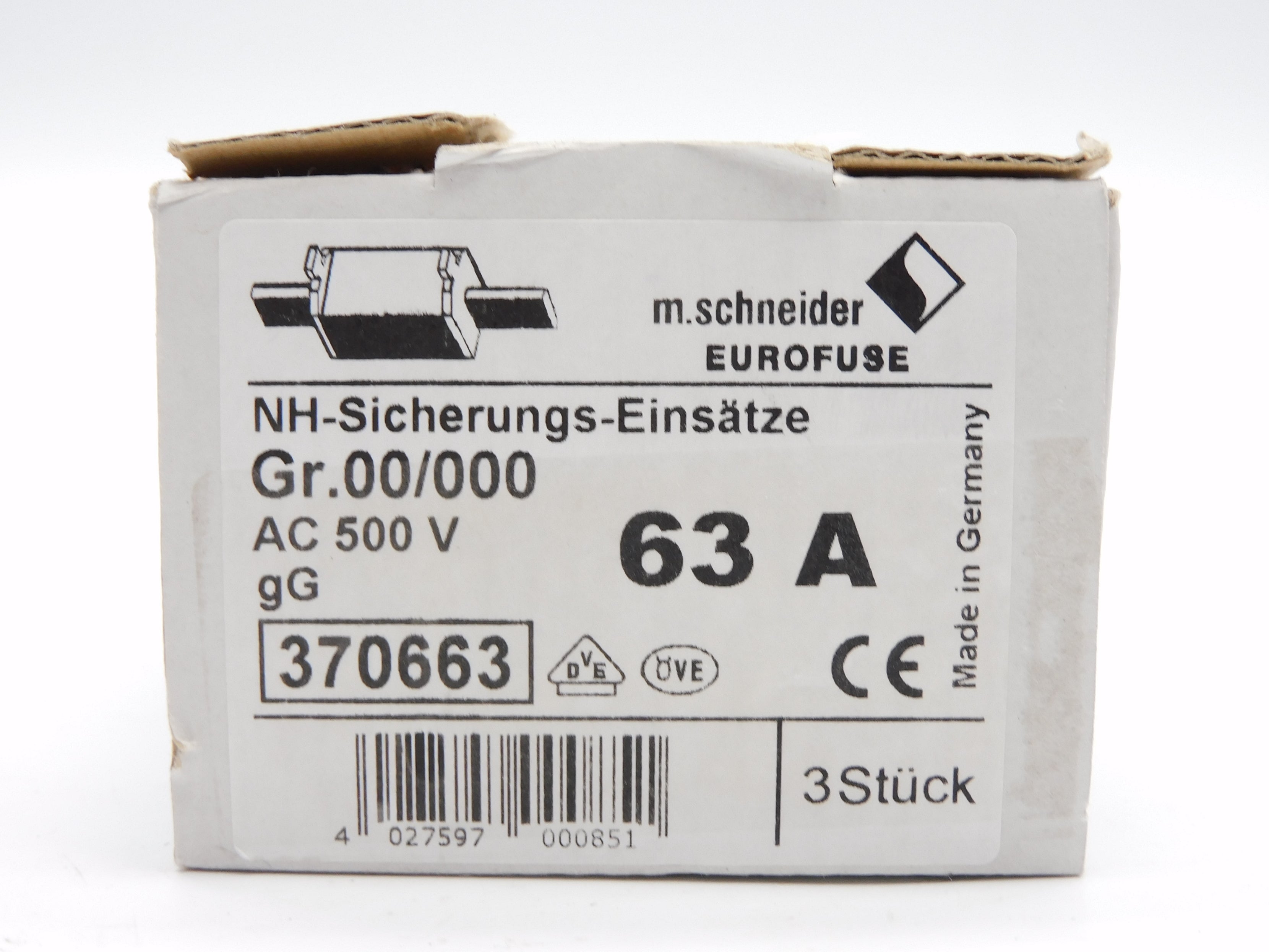 M.SCHNEIDER 370663 NH-00/000 (PKG OF 3) NSMP