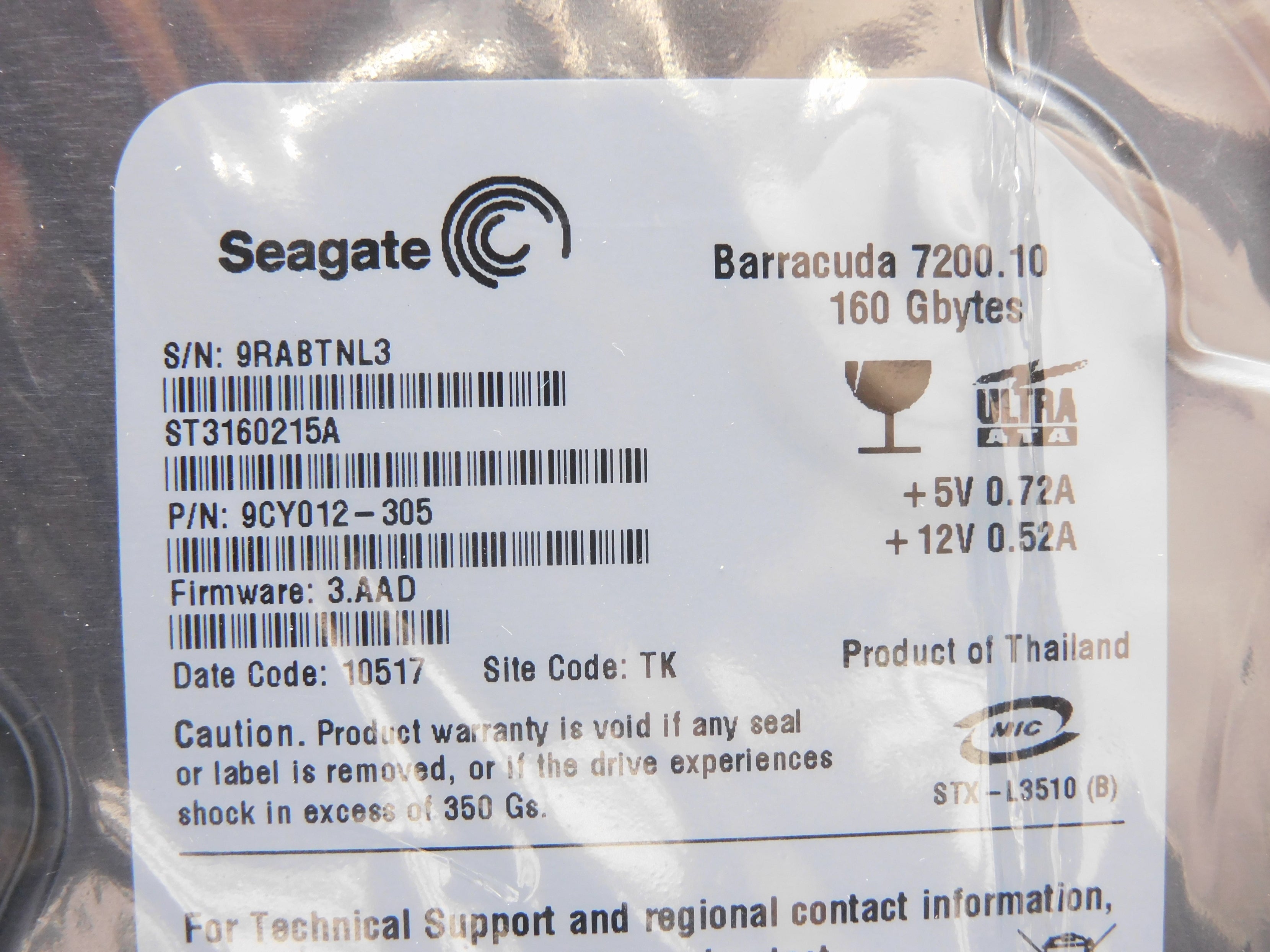 SEAGATE 9CY012-305 NSNP