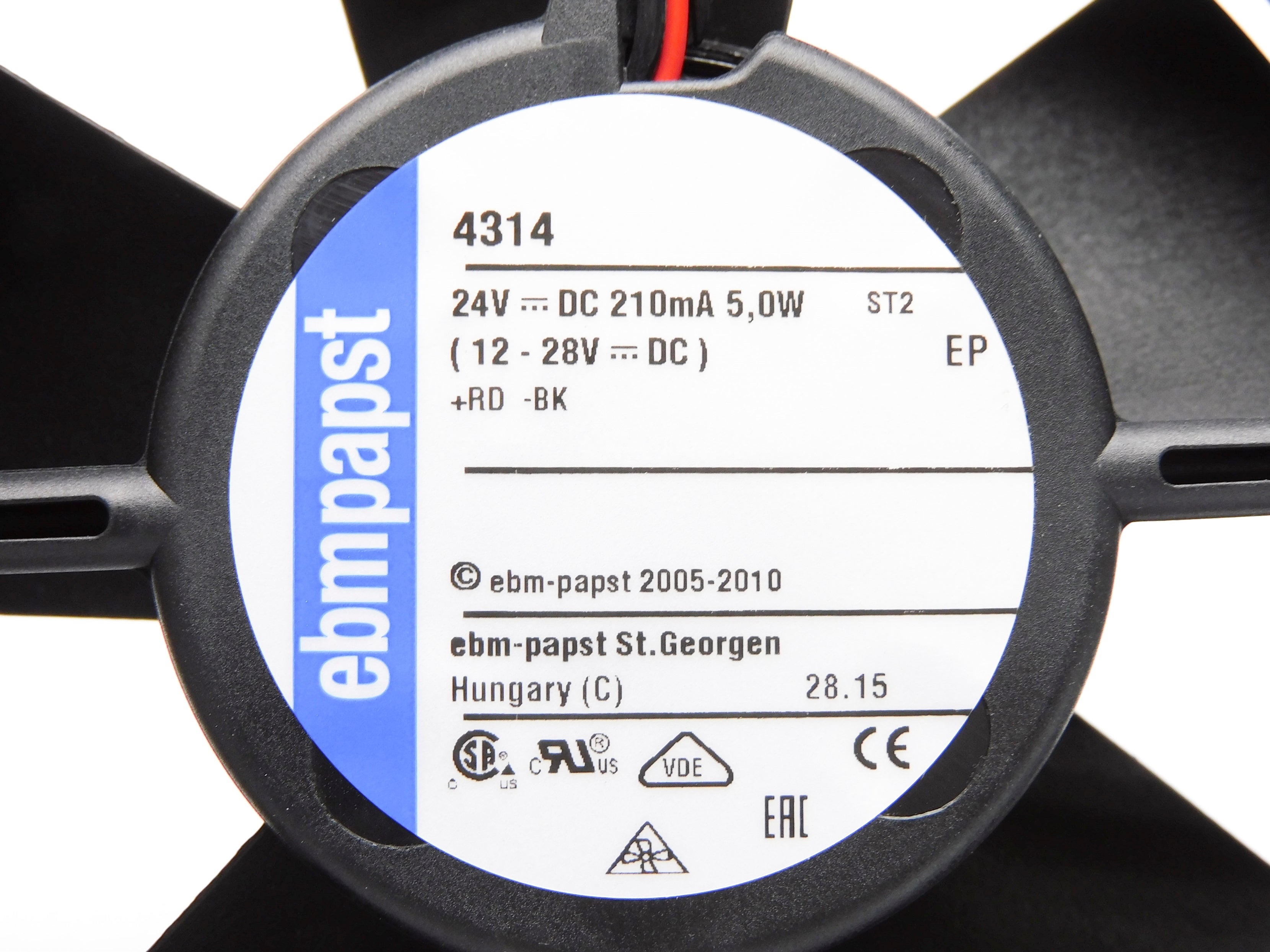 EBMPAPST 4314 (12-28VDC) NSNP