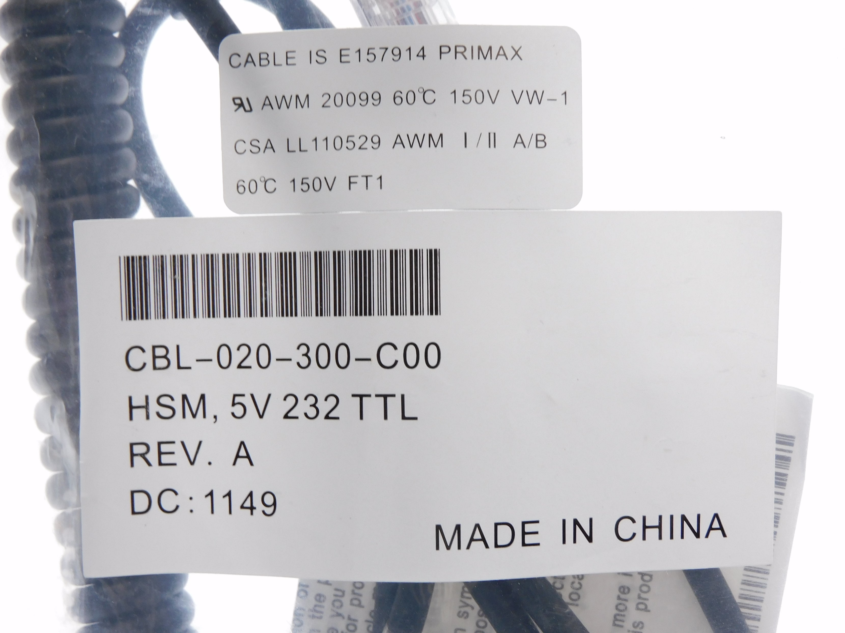 HONEYWELL CBL-020-300-C00 NSMP