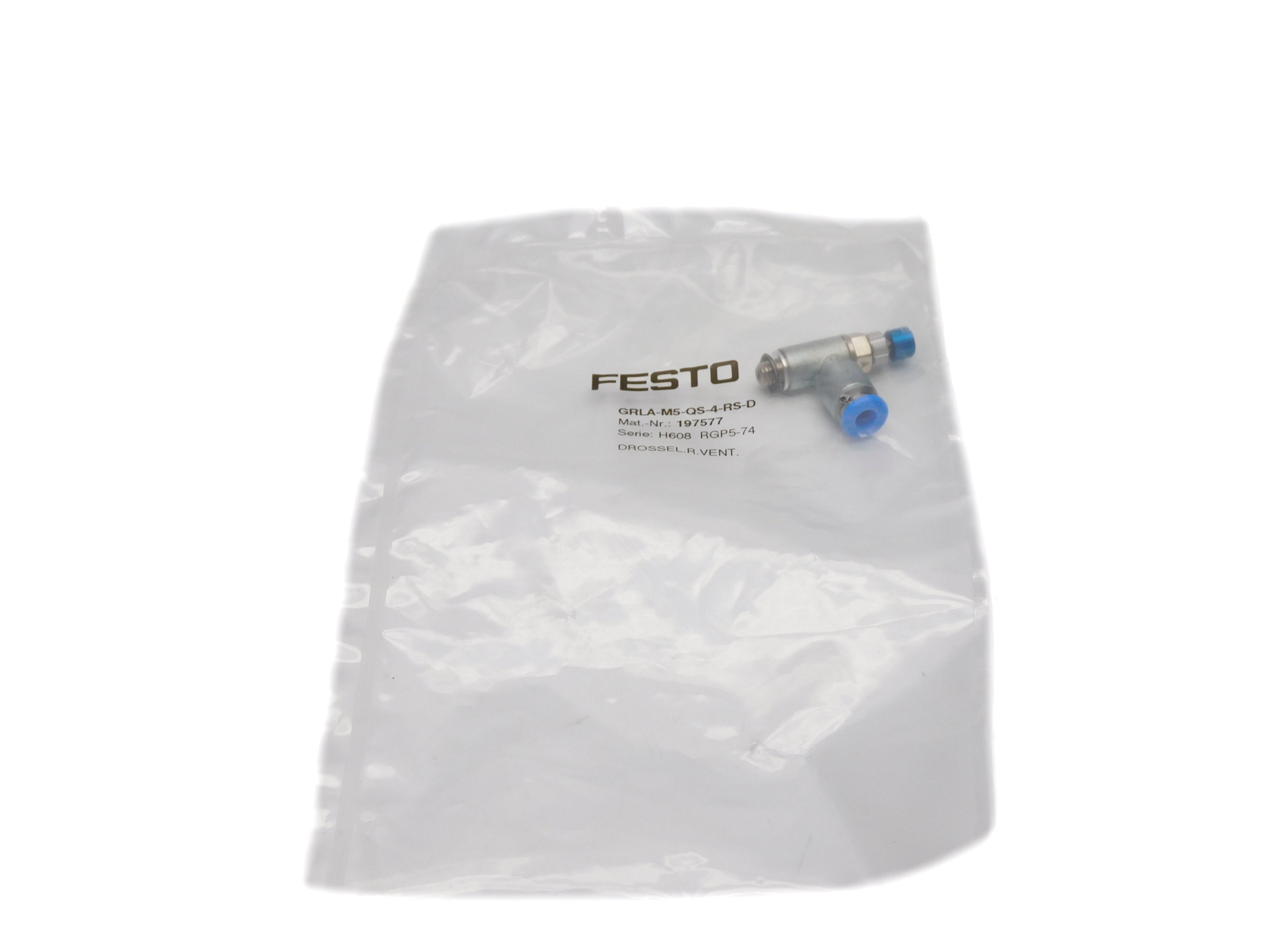 FESTO GRLA-M5-QS-4-RS-D NSMP