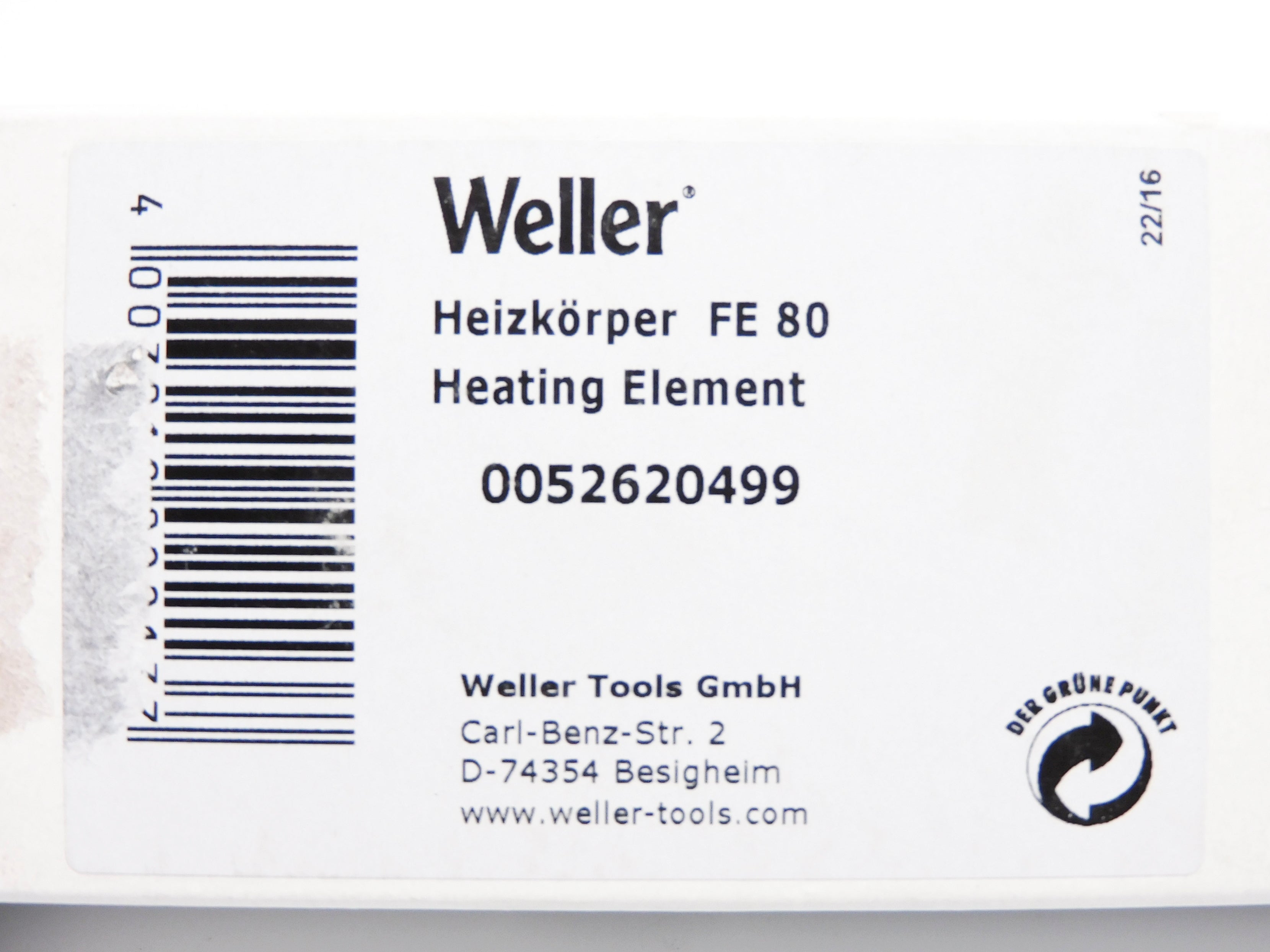WELLER 0052620499 NSMP