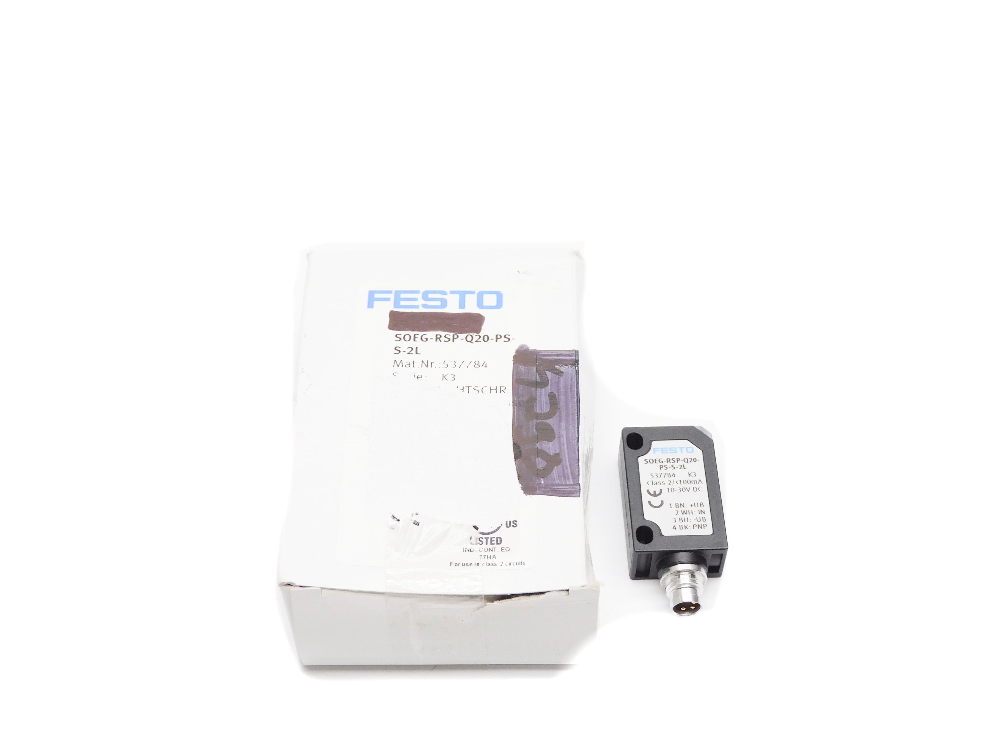 FESTO SOEG-RSP-Q20-PS-S-2L 537784 SER. K3 NSMP