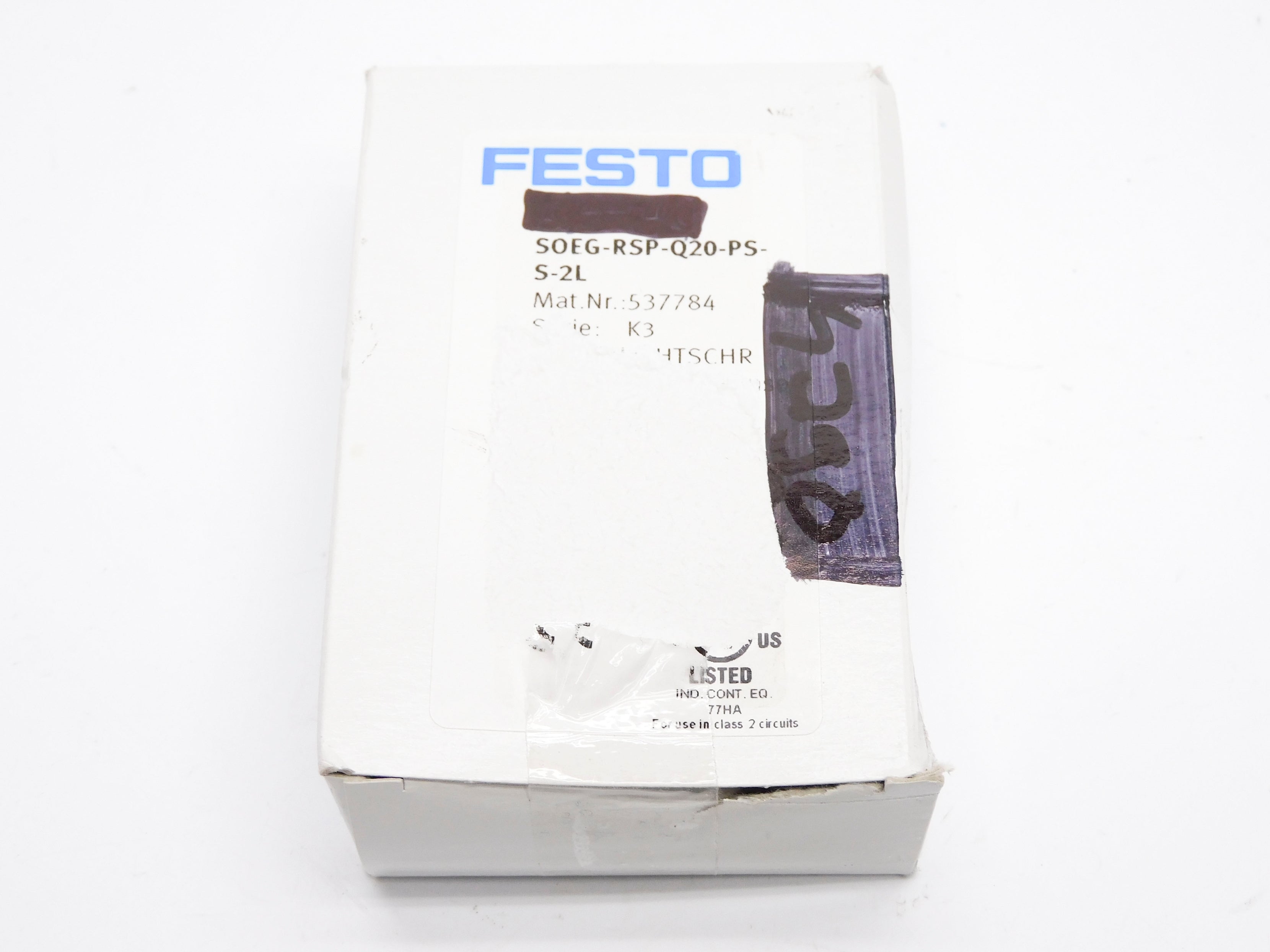 FESTO SOEG-RSP-Q20-PS-S-2L 537784 SER. K3 NSMP
