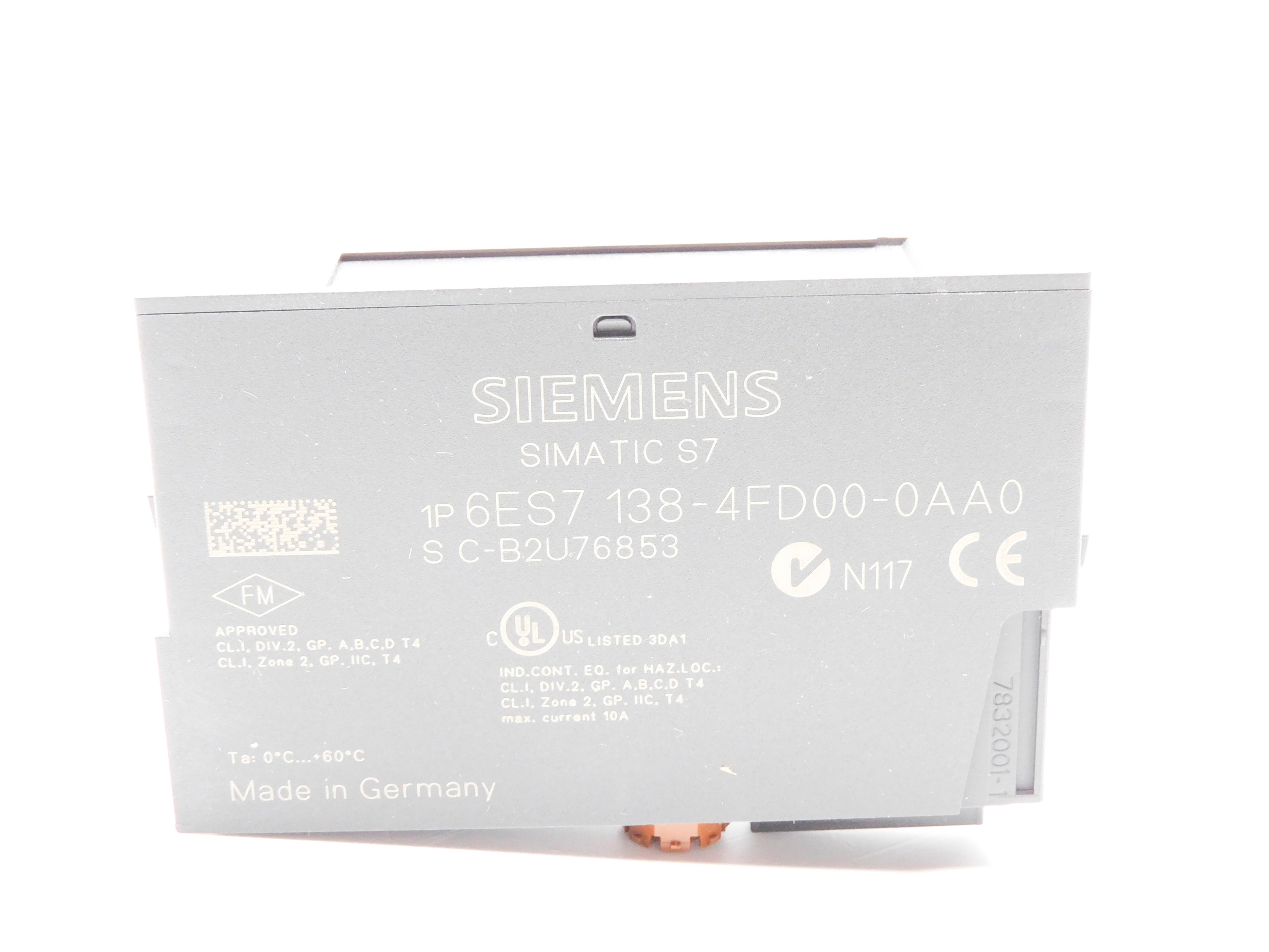 SIEMENS 6ES7138-4FD00-0AA0 NSMP