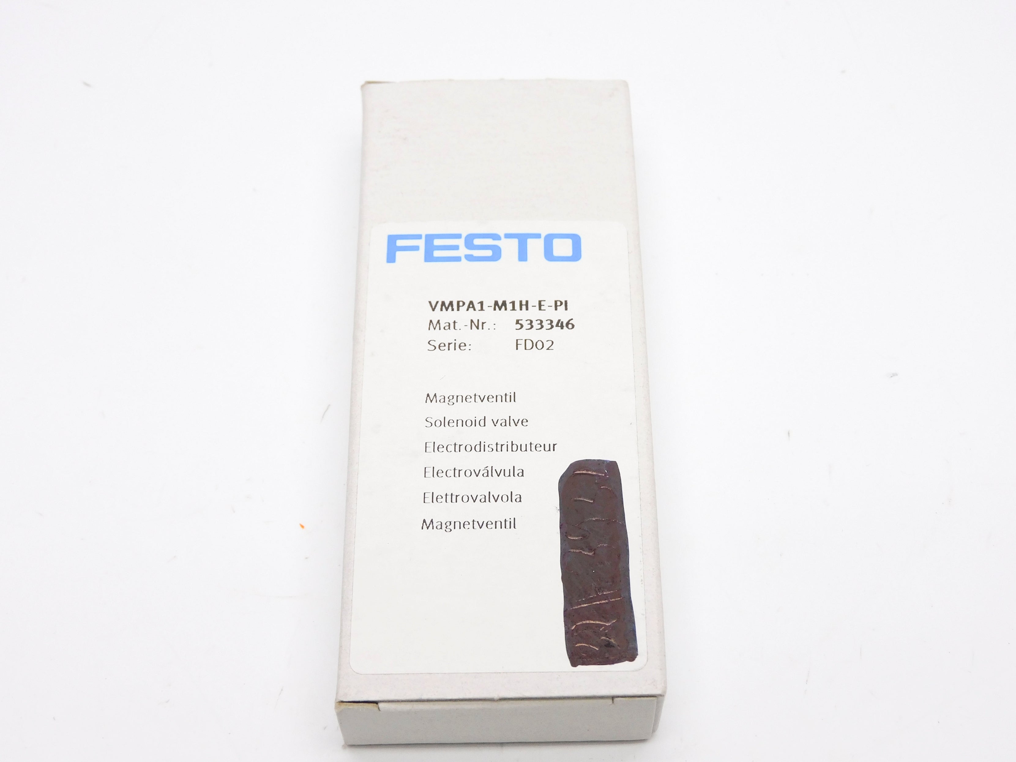 FESTO VMPA1-M1H-E-PI 533346 SER. FD02 15VDC NSMP