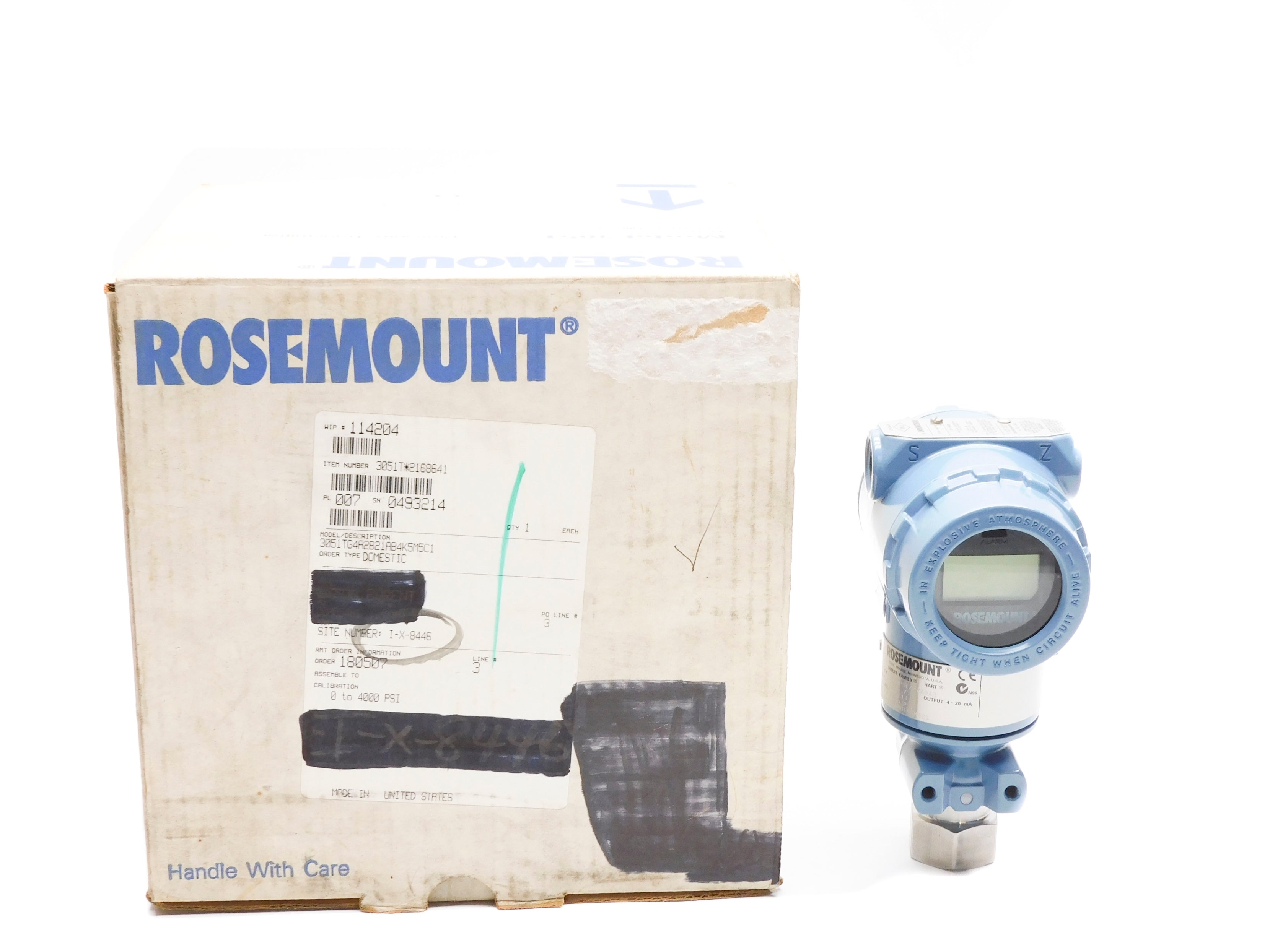ROSEMOUNT 3051TG4A2B21AB4K5M5C1 NSMP