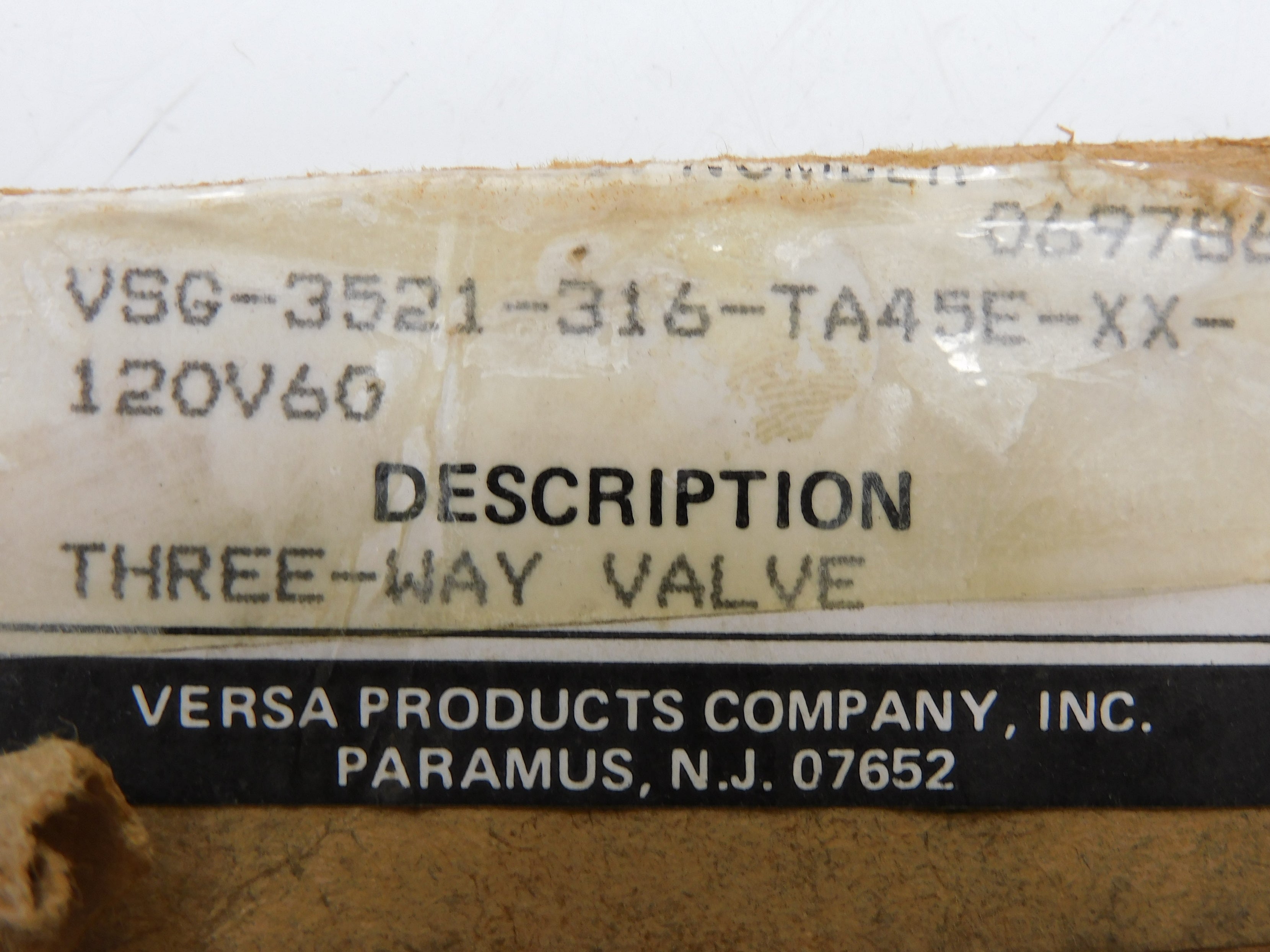 VERSA VSG-3521-316-TA45E-XX-120V60 (AS PICTURED) UNMP