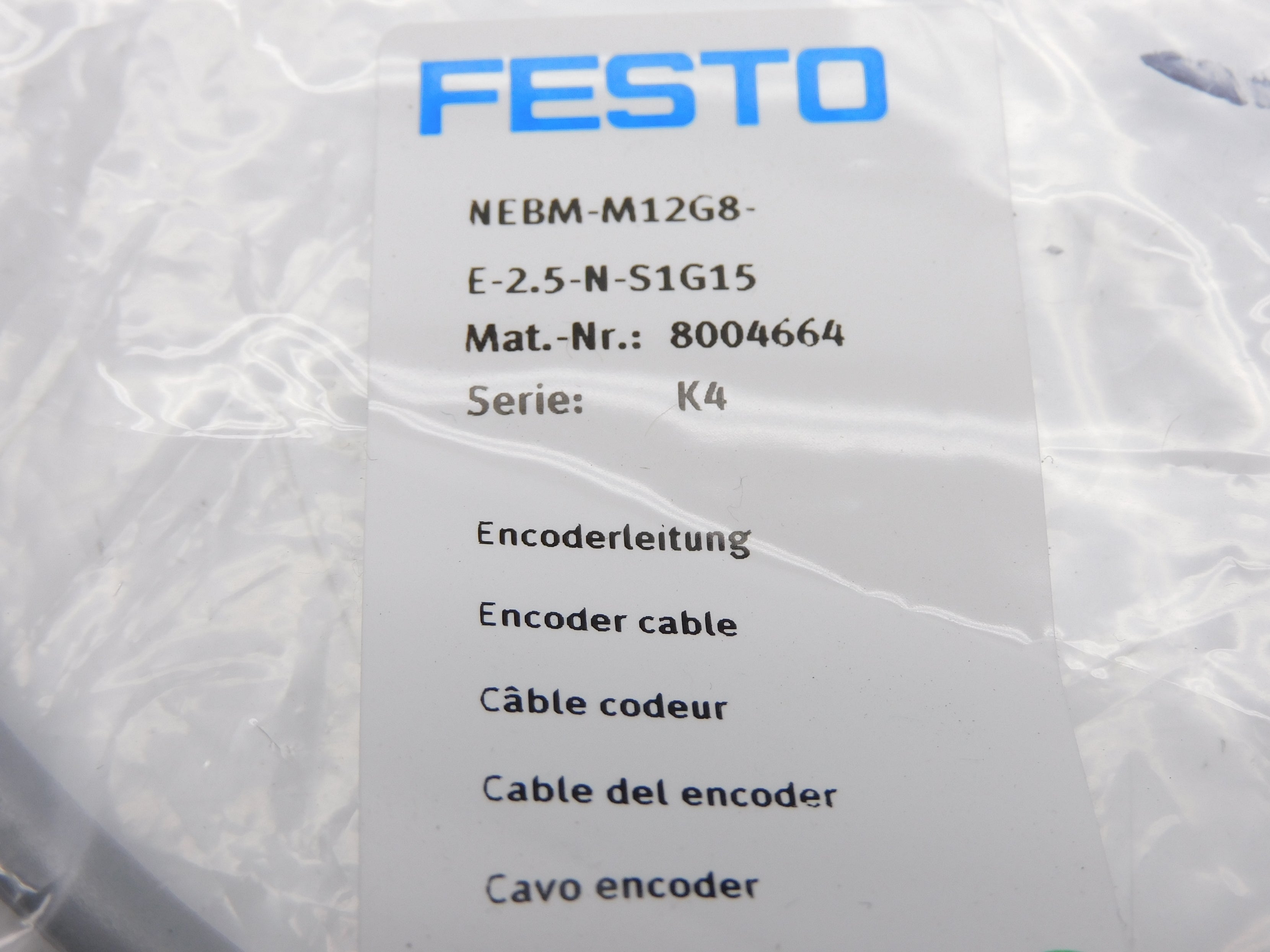 FESTO NEBM-M12G8-E-2.5-N-S1G15 NSMP
