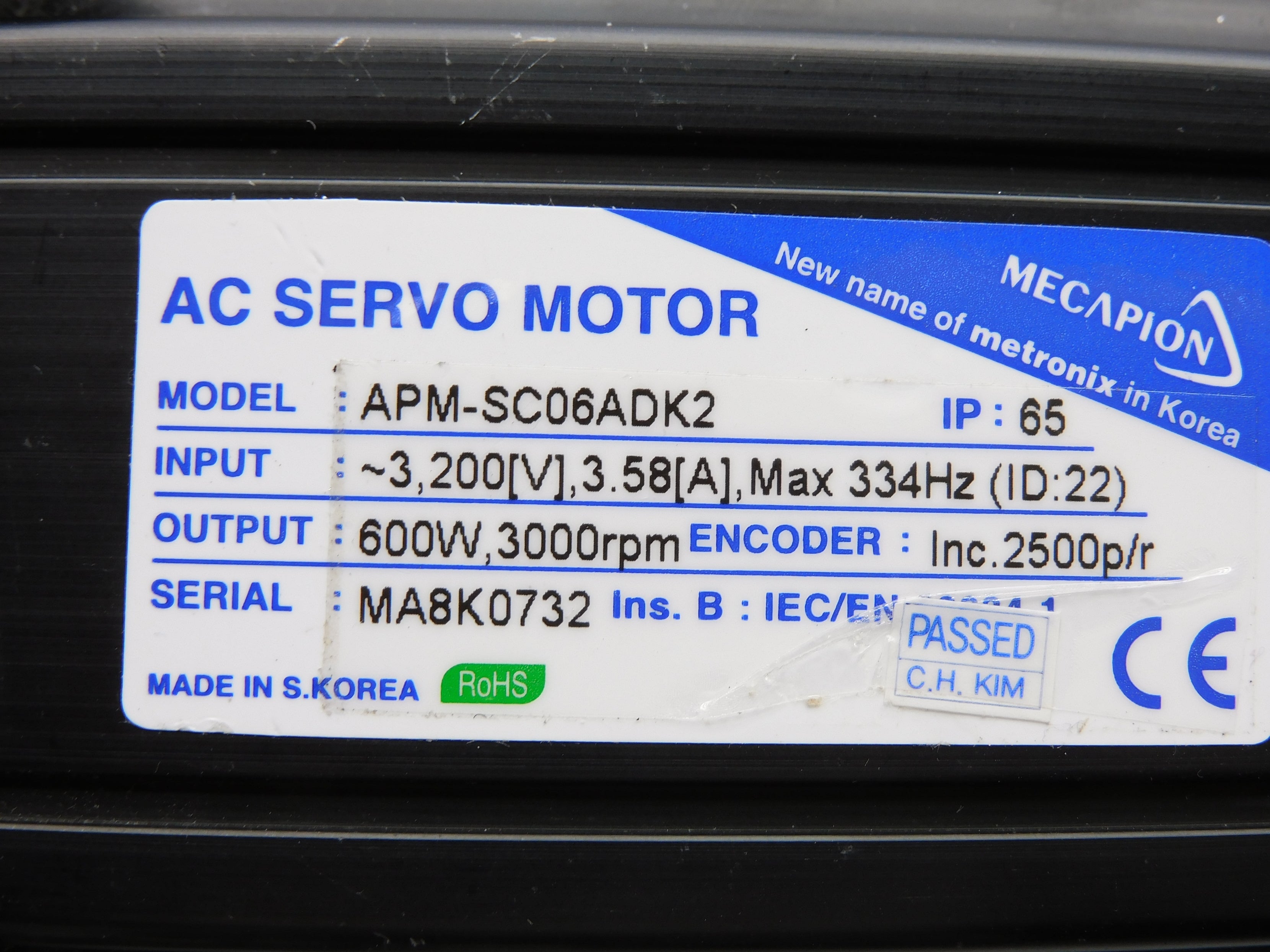 MECAPION APM-SC06ADK2 (AS PICTURED) UNMP