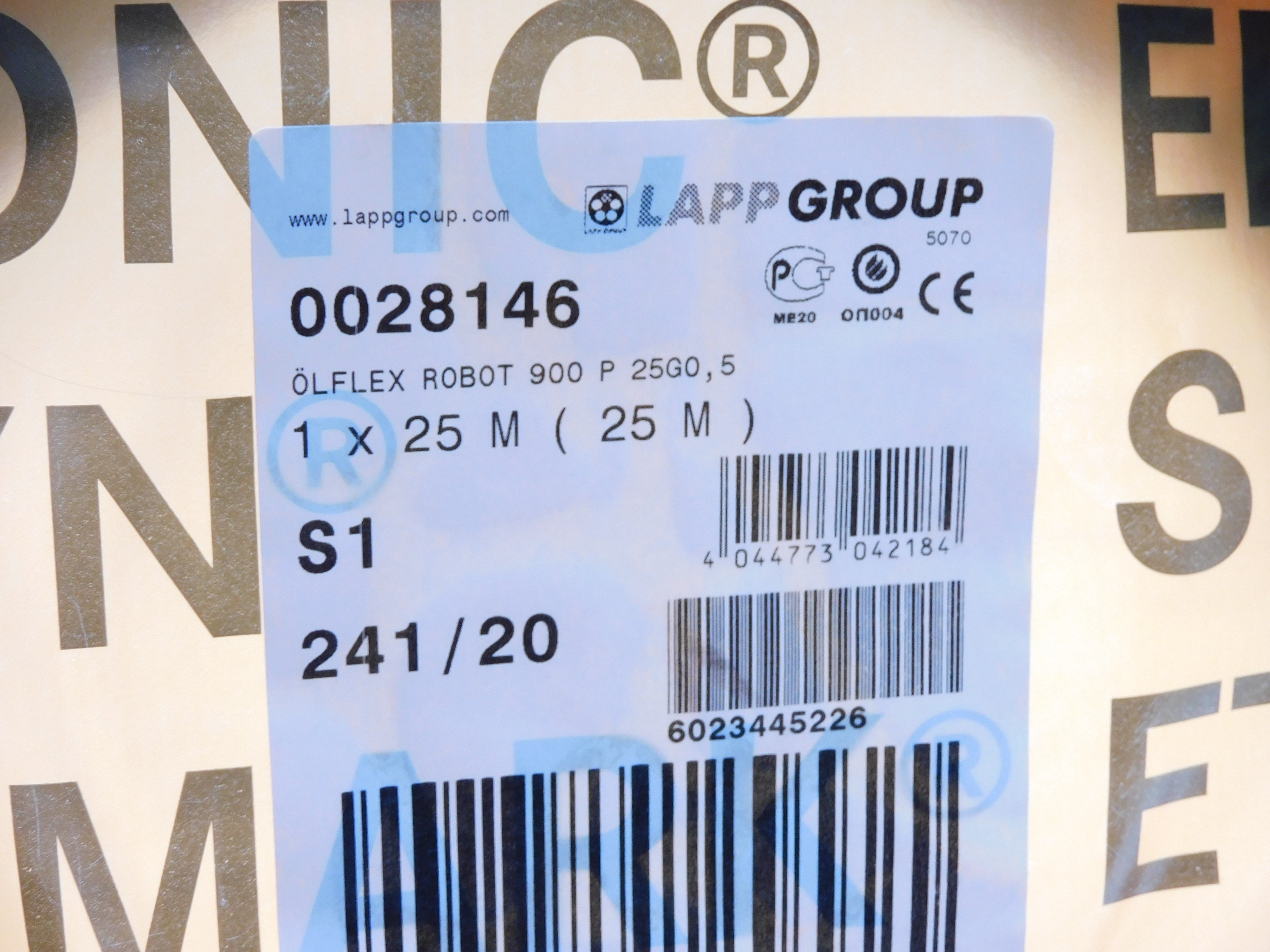 LAPP 900P25G0,5 0028146 NSMP