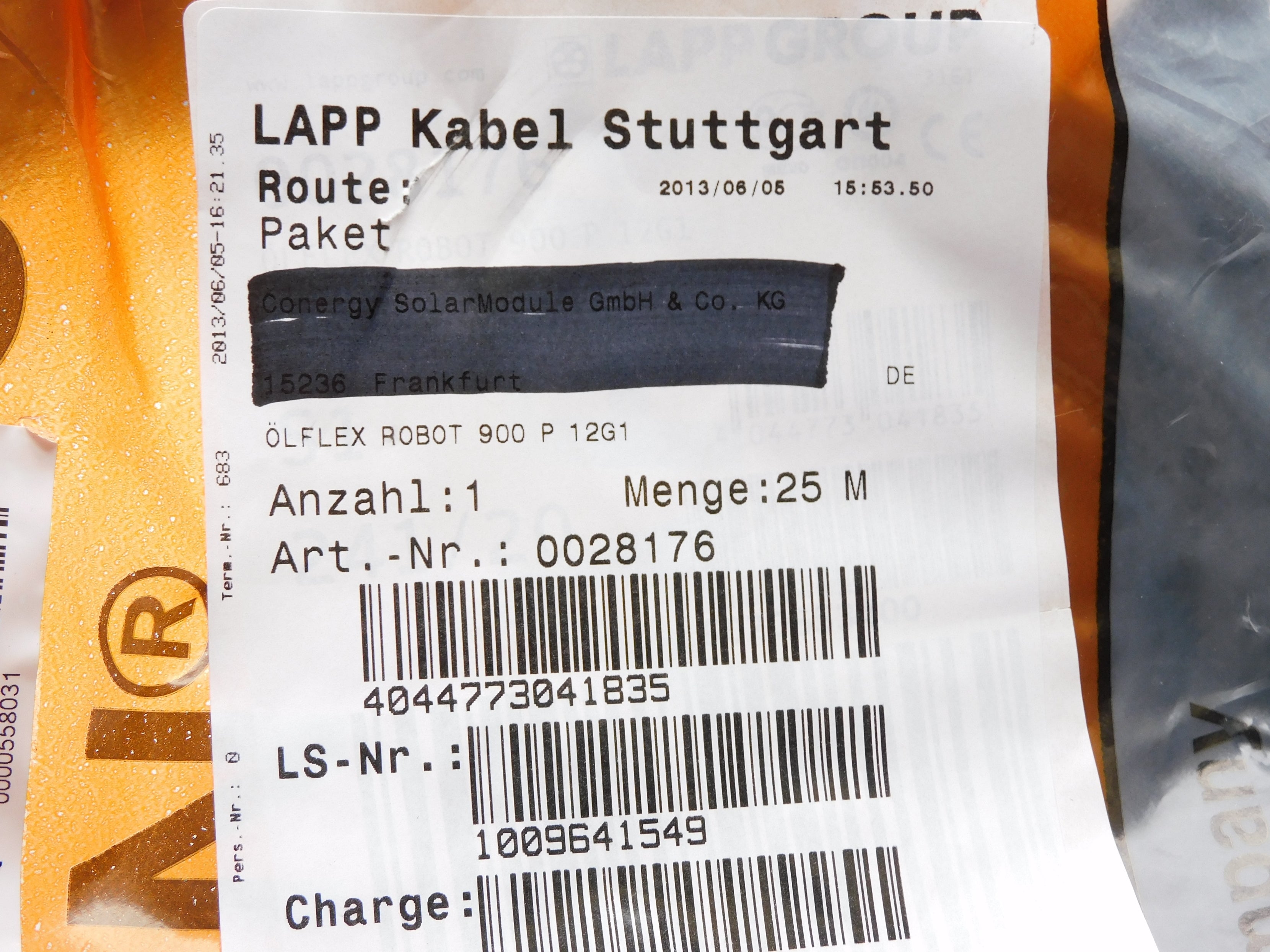 LAPP 900P12G1 0028176 NSMP