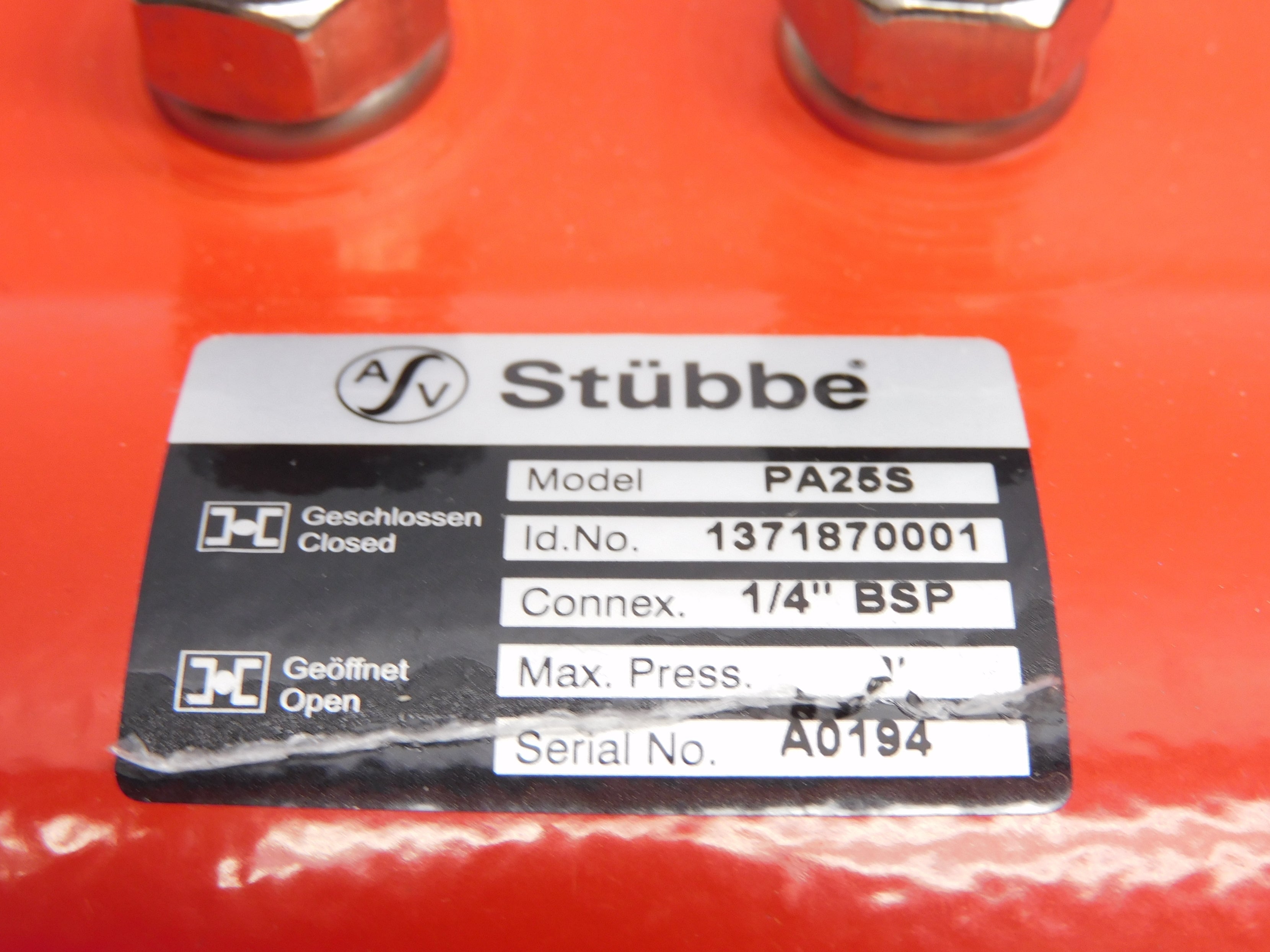 STUBBE PA25S 1371870001 NSNP