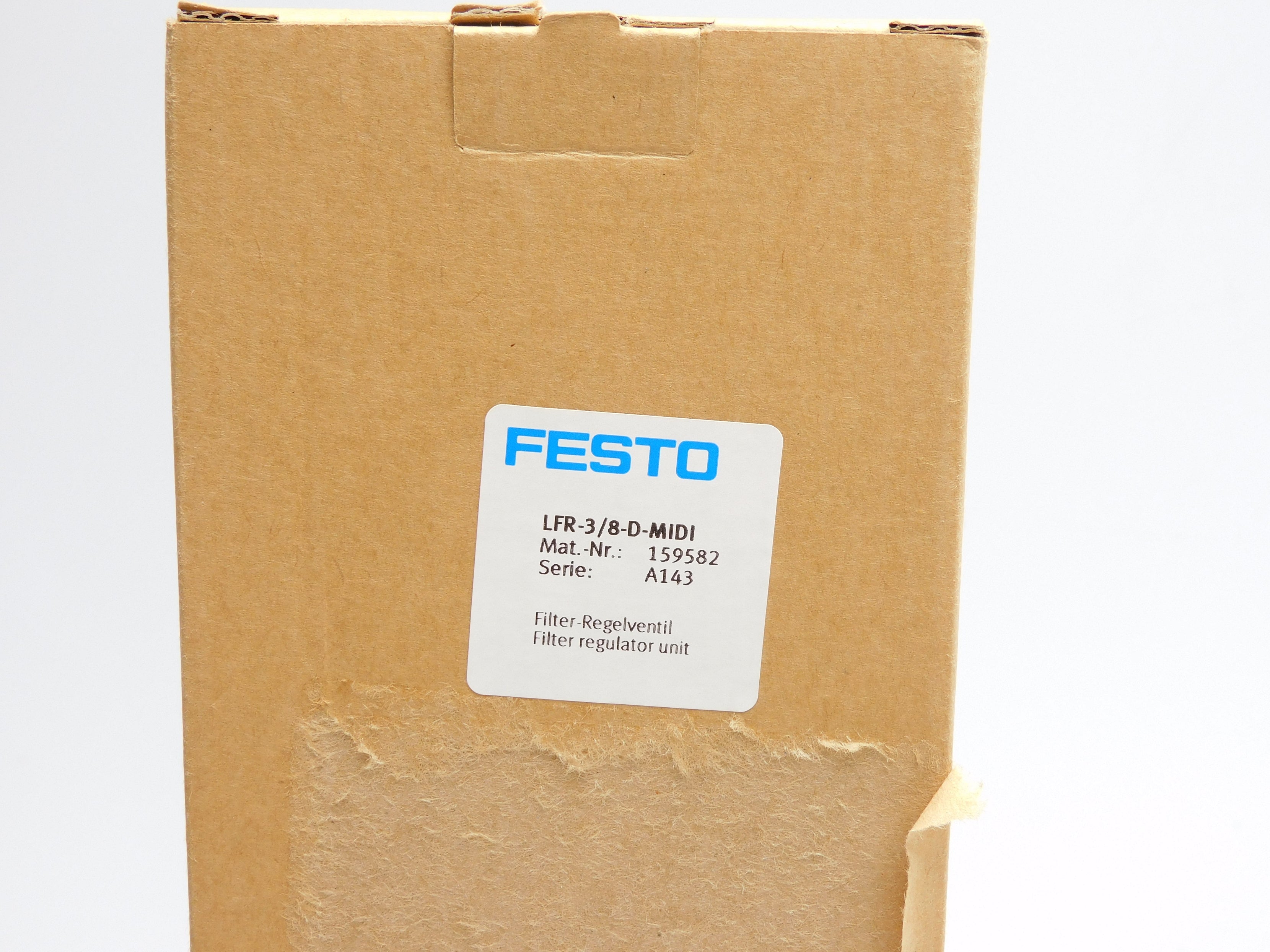 FESTO LFR-3/8-D-MIDI 159582 SER. A143 180/240PSI NSMP