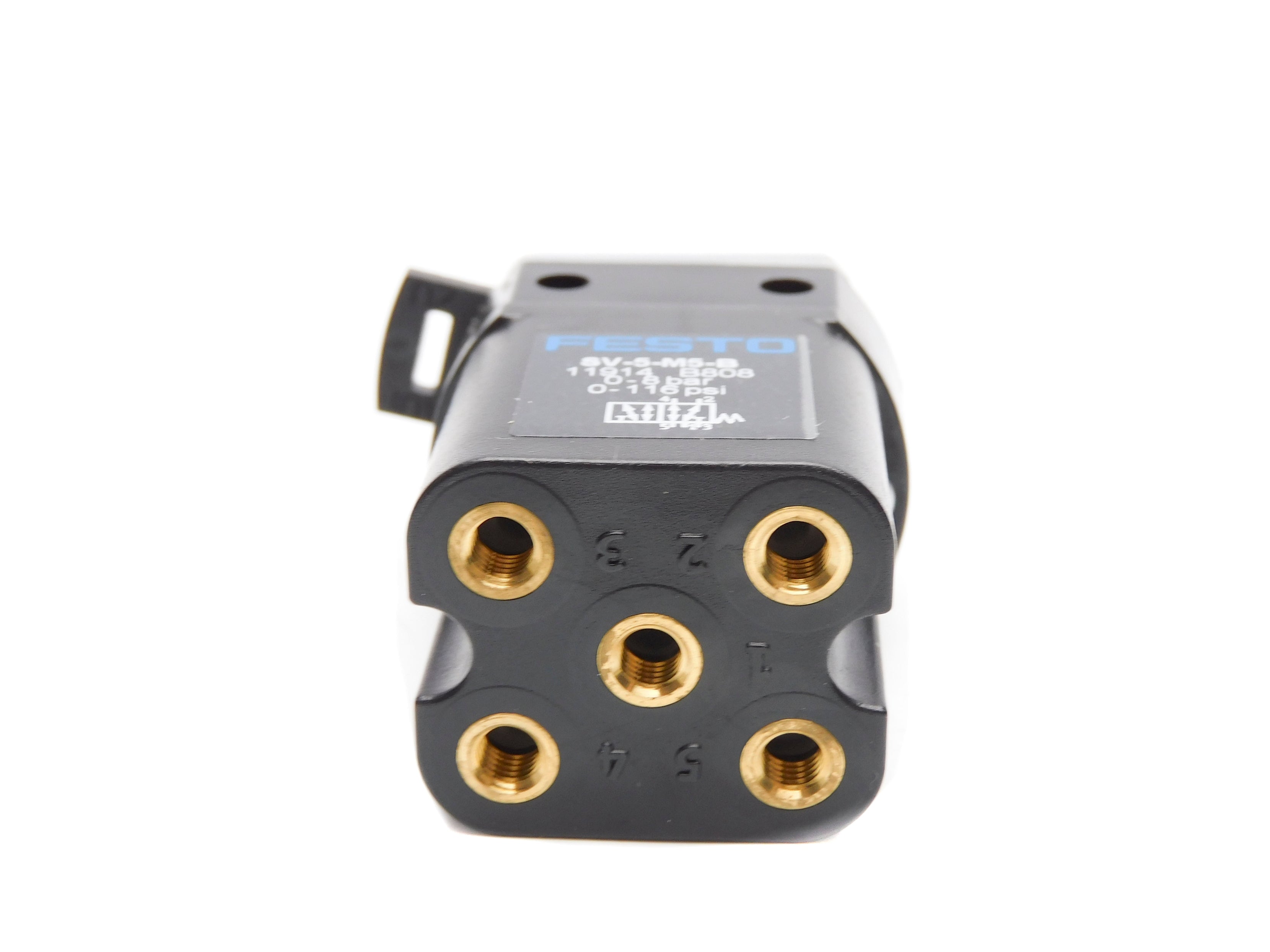 FESTO SV-5-M5-B 11914 SER. B808 0-116PSI NSMP