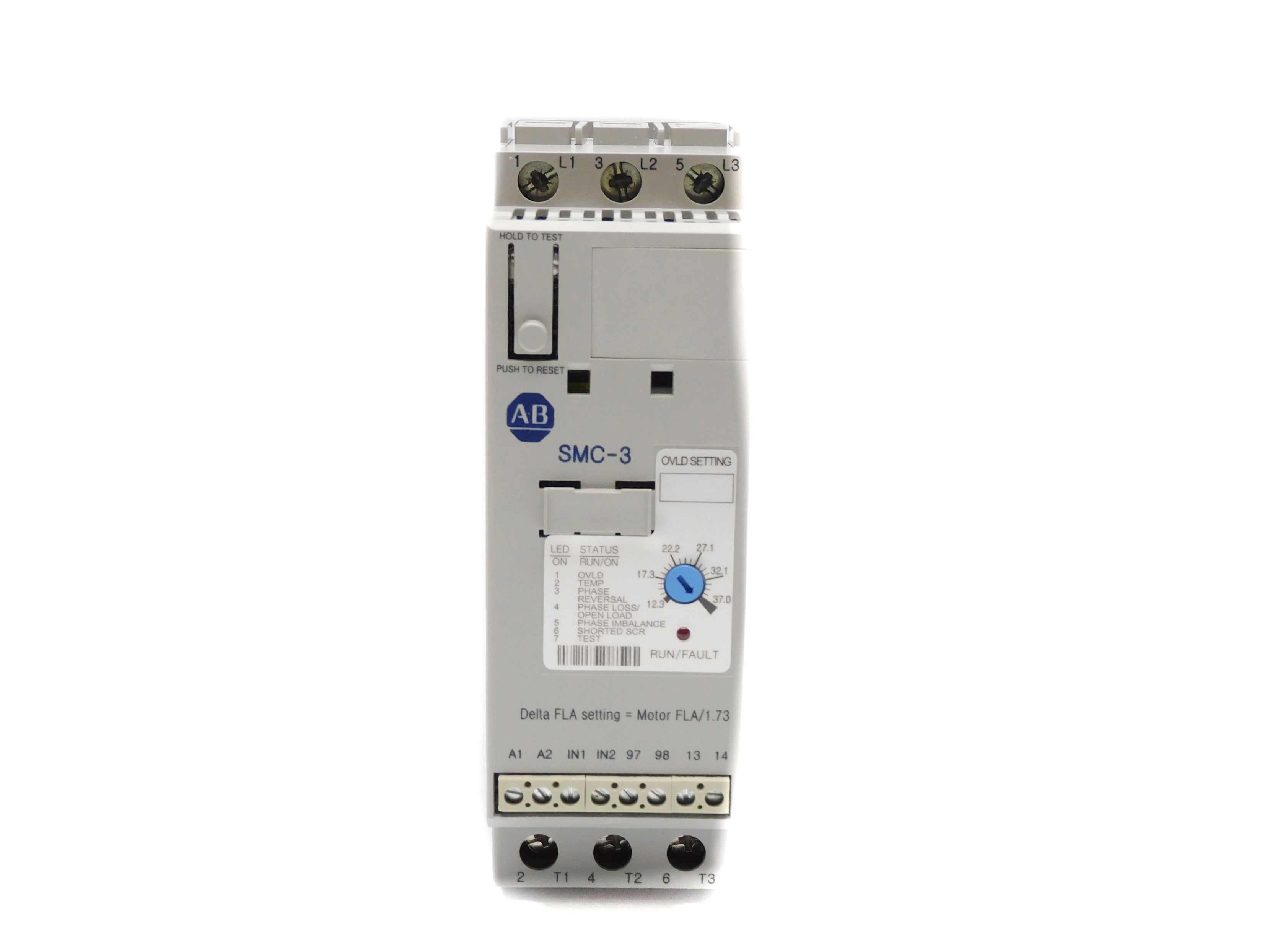 ALLEN BRADLEY 150-C37NBR SER. B F/W 2.11 (BR/WH) NSMP