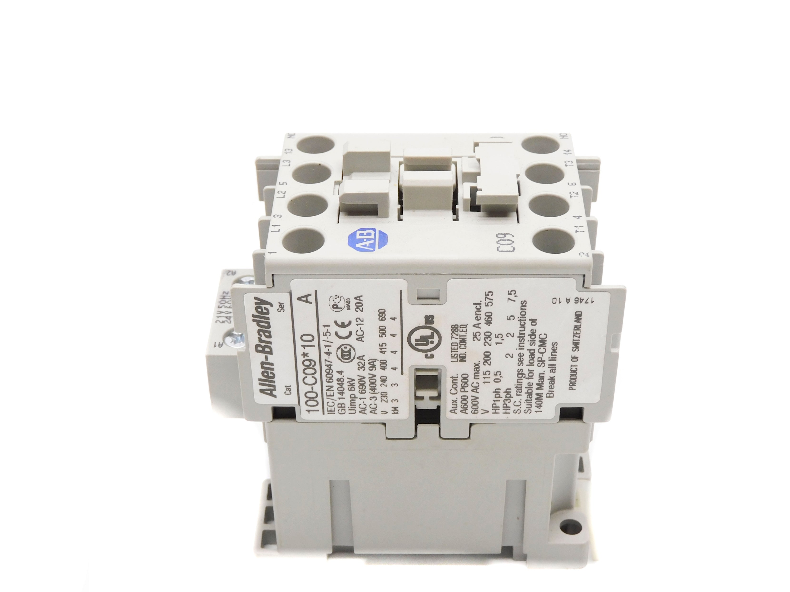 ALLEN BRADLEY 100-C09J10 SER. A 21/24V NSNP