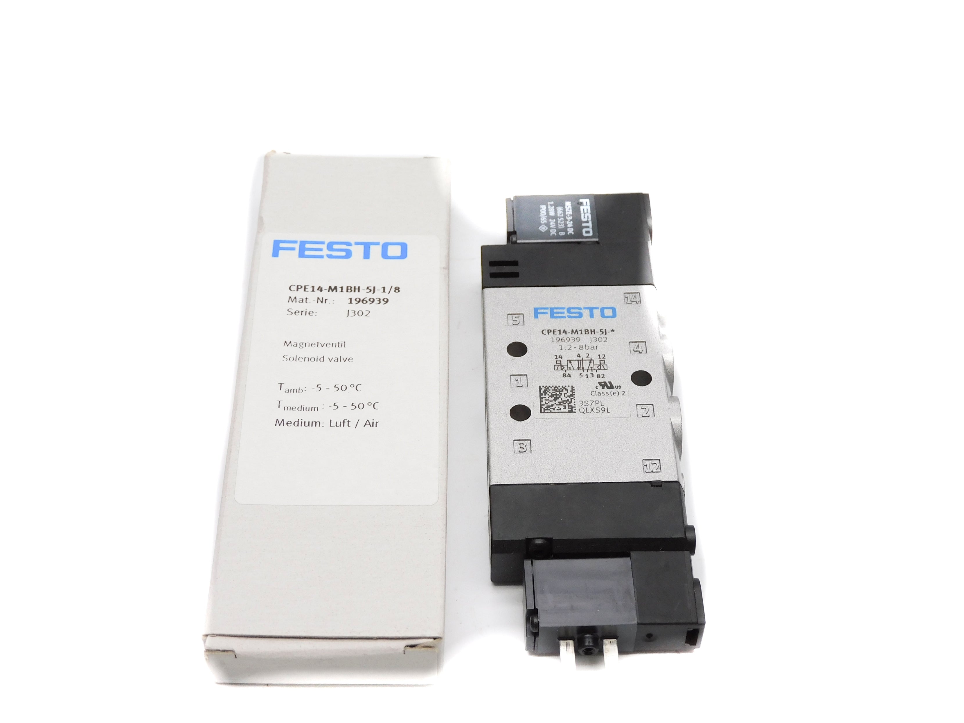FESTO CPE14-M1BH-5J-1/8 196939 24VDC NSMP