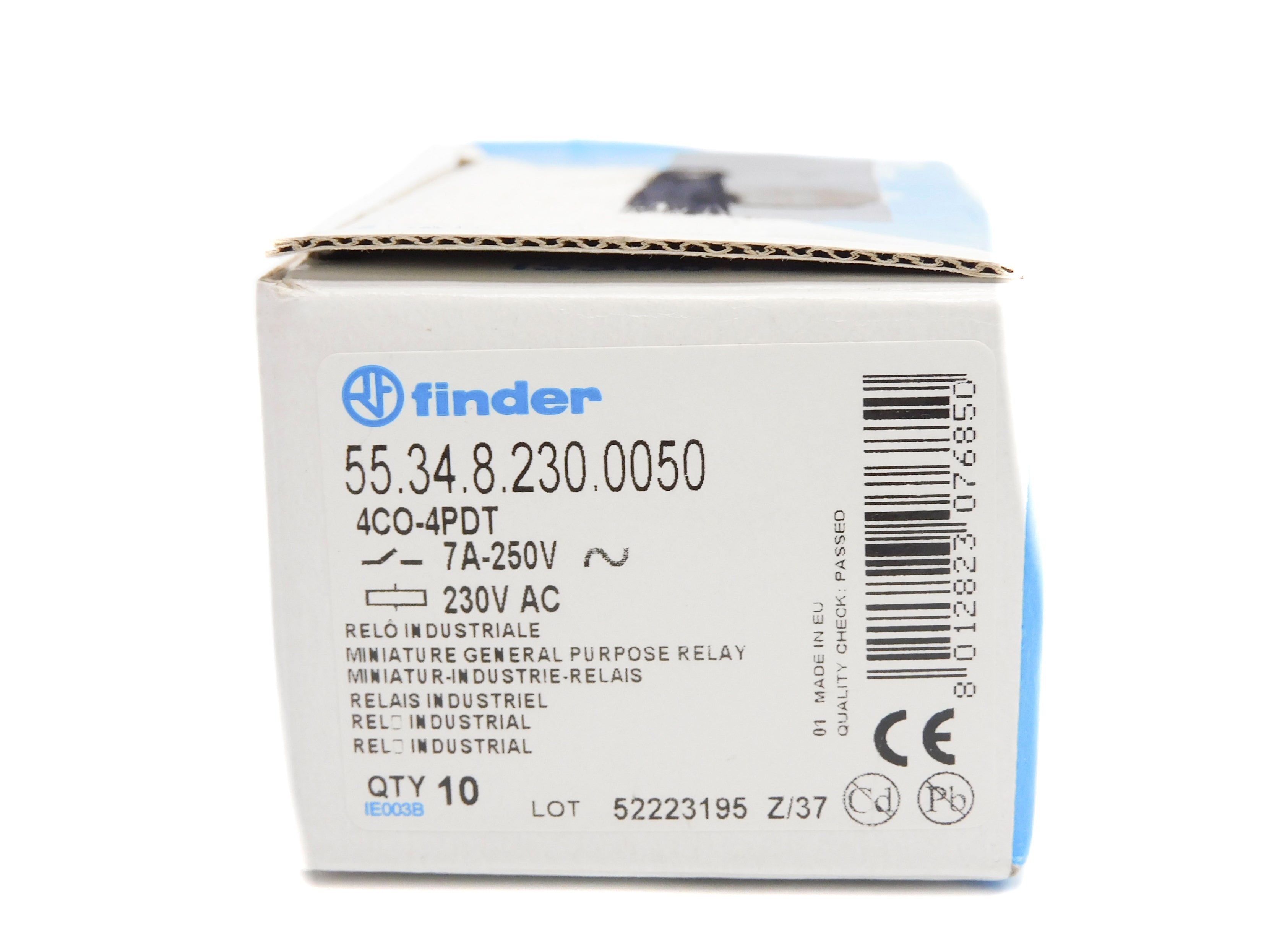 FINDER 55.34.8.230.0050 230VAC 7A (PKG OF 10) NSMP