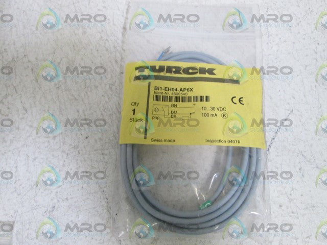 TURCK INDUCTIVE PROX. SENSOR Bi1-EH04-AP6X *NEW IN BAG*