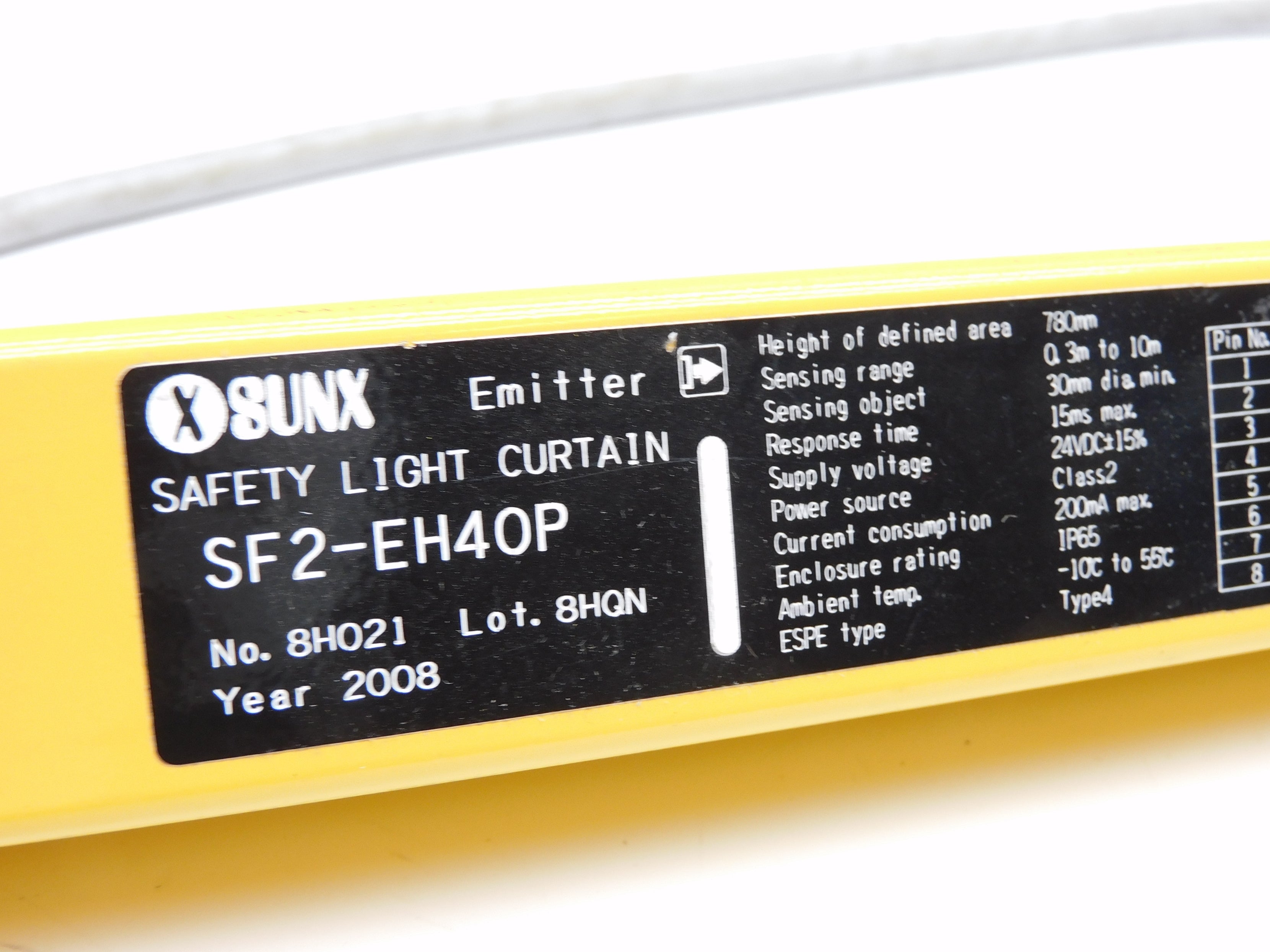 SUNX SF2-EH40P (AS PICTURED) UNMP
