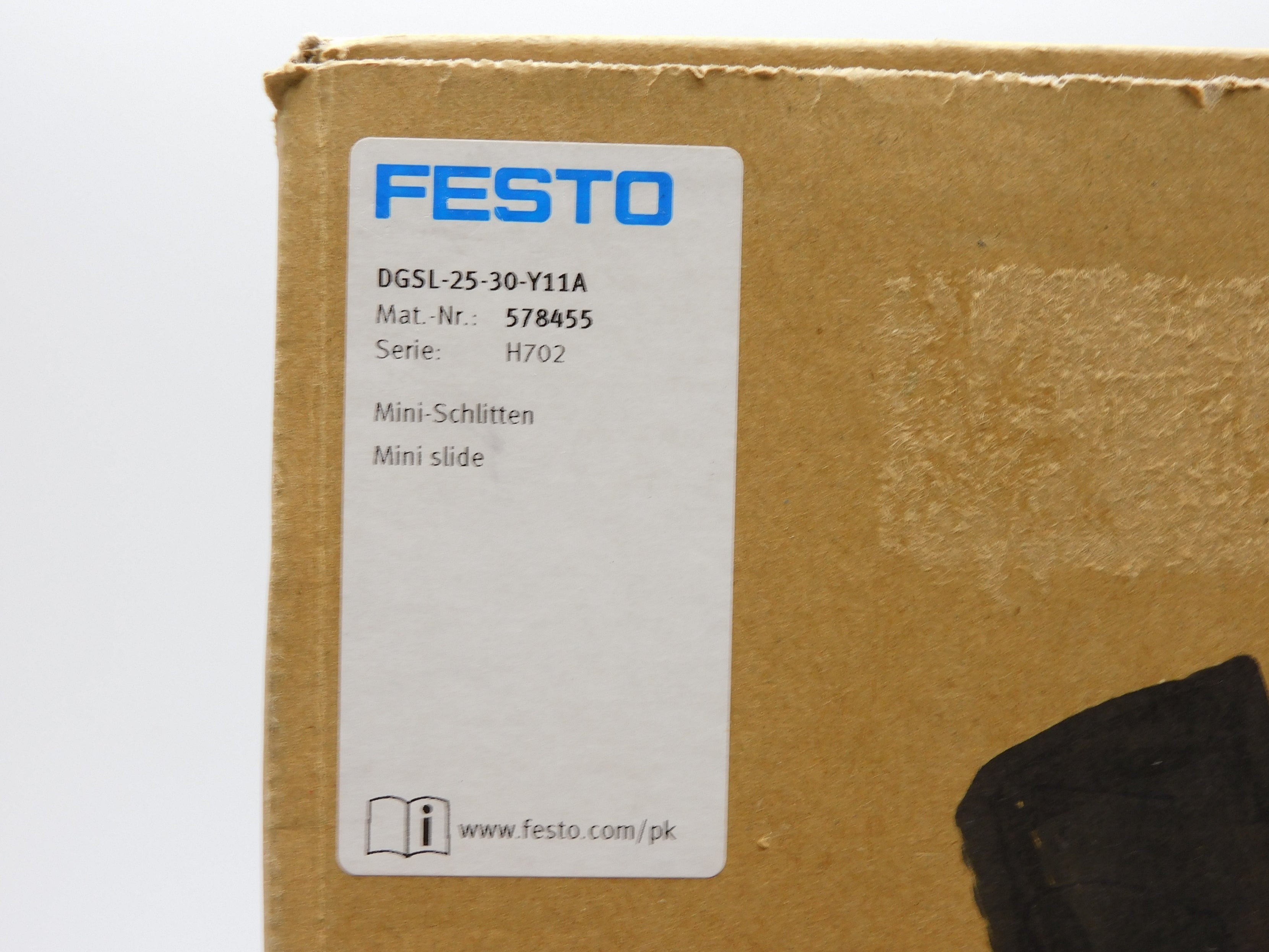 FESTO DGSL-25-30-Y11A 578455 SER. H702 NSMP