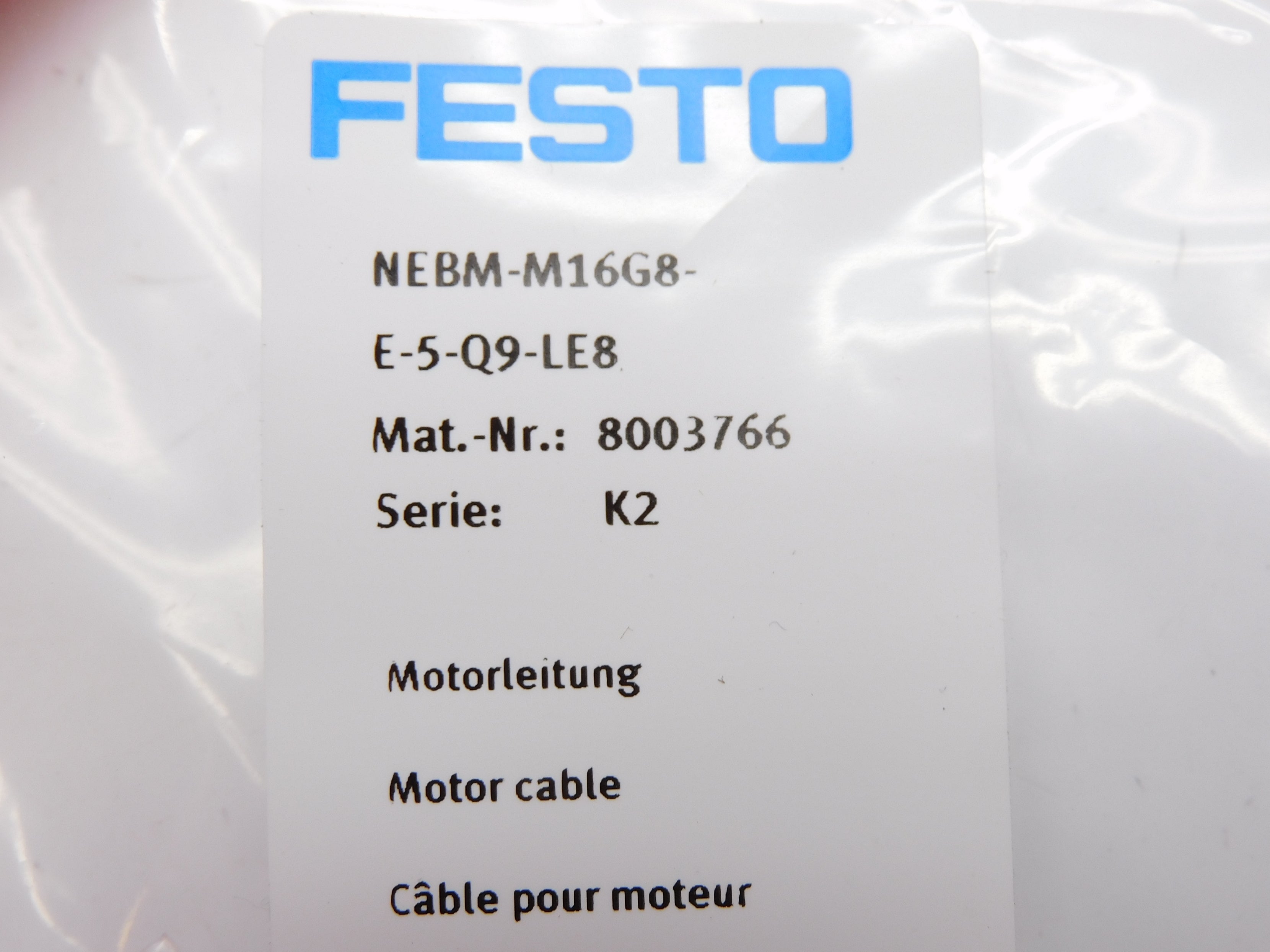 FESTO NEBM-M16G8-E-5-Q9-LE8 8003766 NSMP