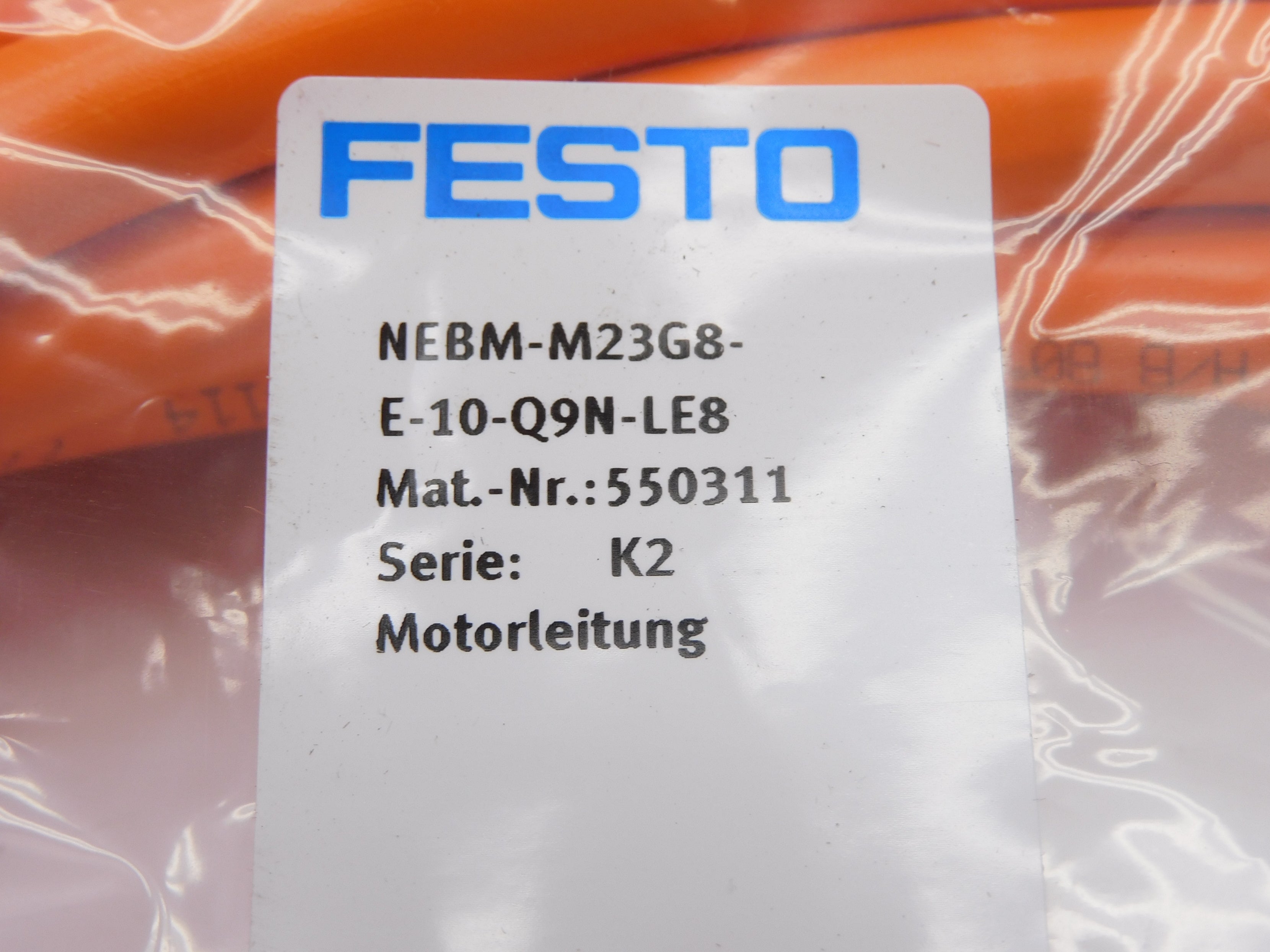 FESTO NEBM-M23G8-E-10-Q9N-LE8 550311 NSMP