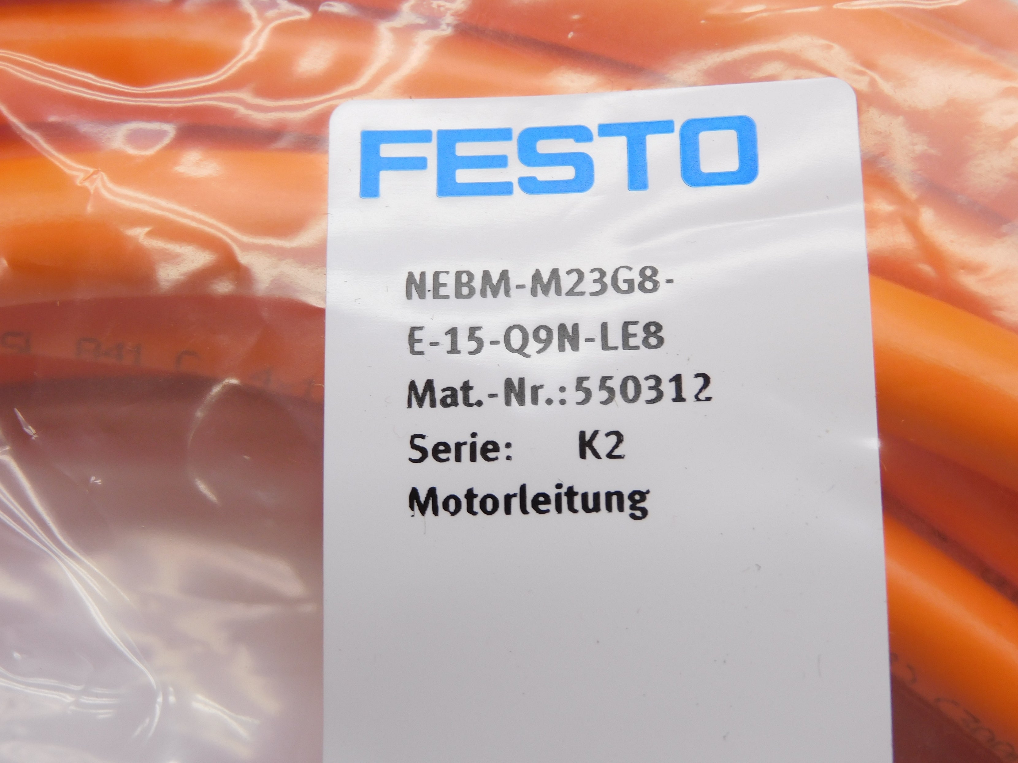 FESTO NEBM-M23G8-E-15-Q9N-LE8 550312 NSMP