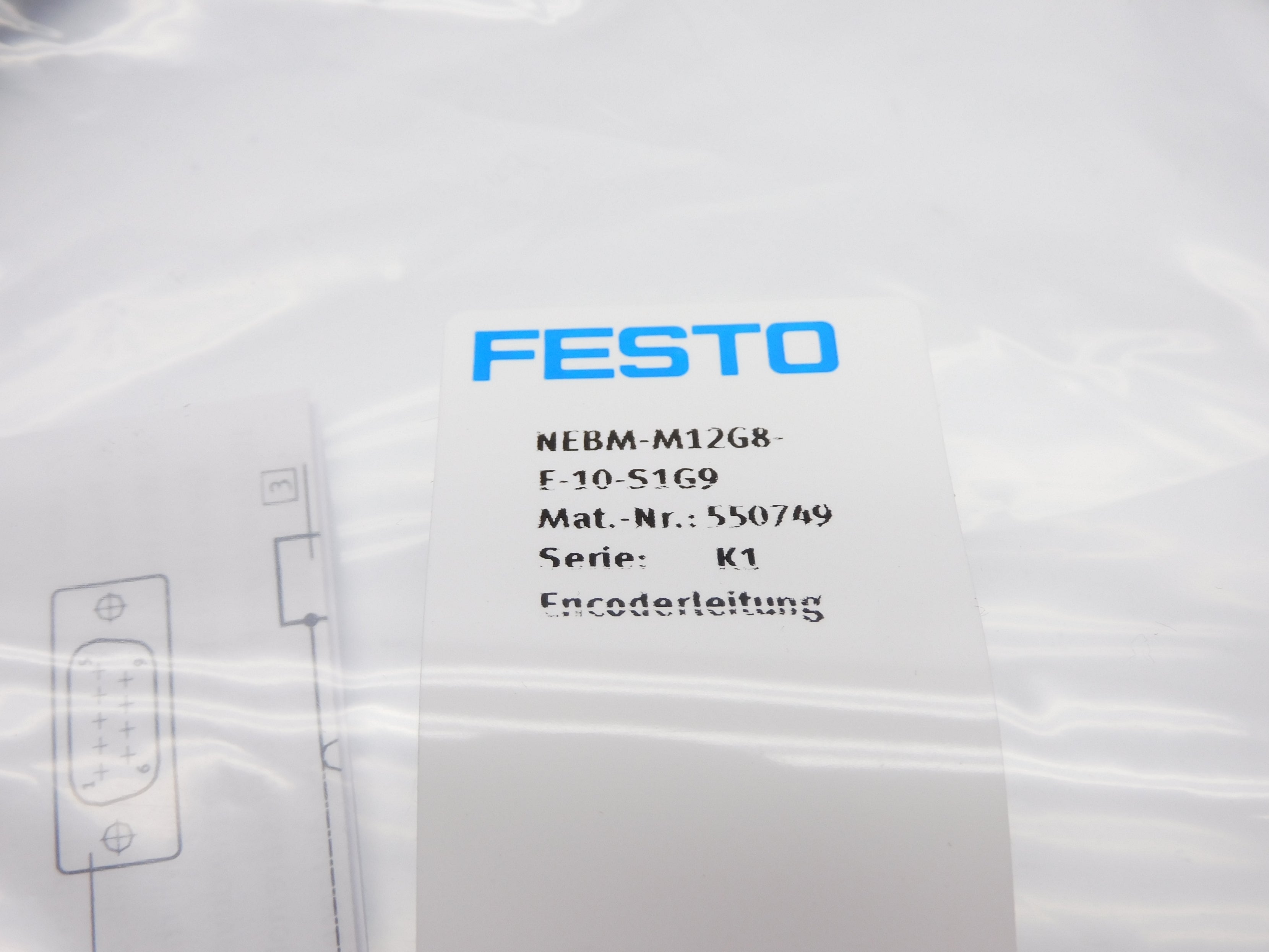 FESTO NEBM-M12G8-E-10-S1G9 550749 NSMP