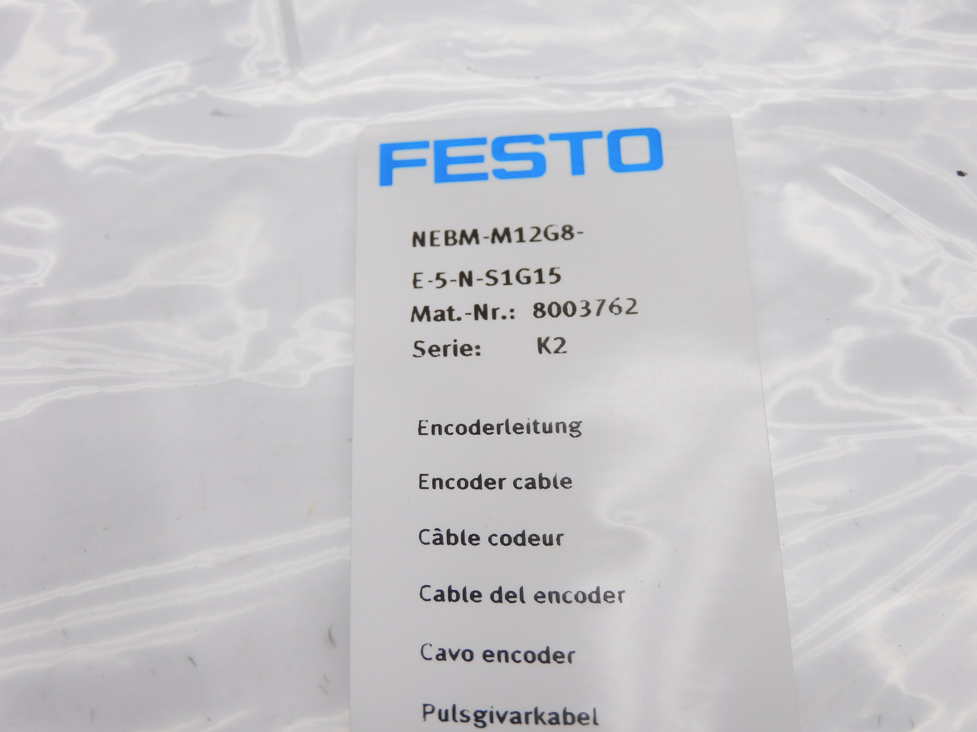 FESTO NEBM-M12G8-E-5-N-S1G15 8003762 NSMP