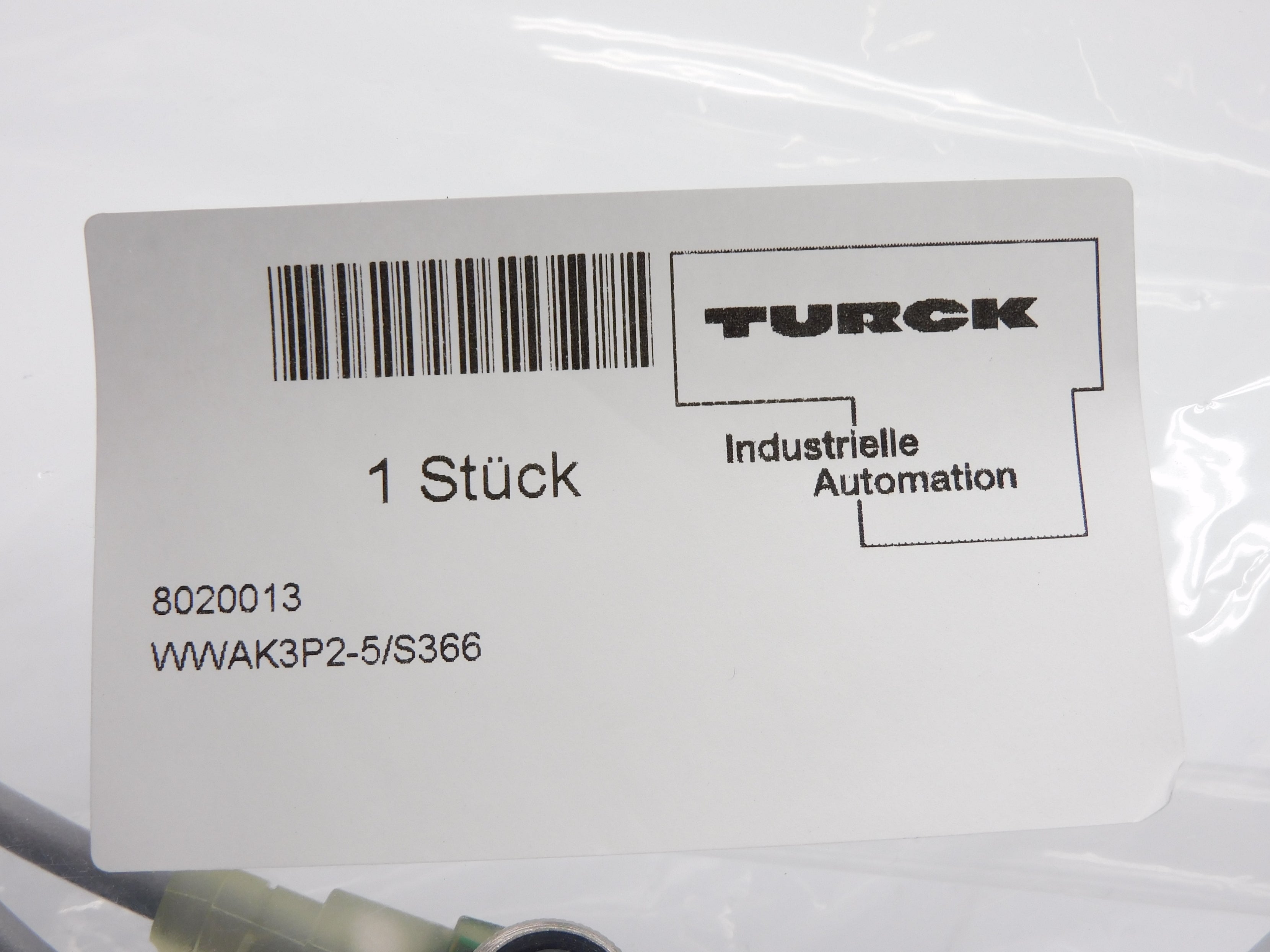 TURCK WWAK3P2-5/S366 8020013 NSMP