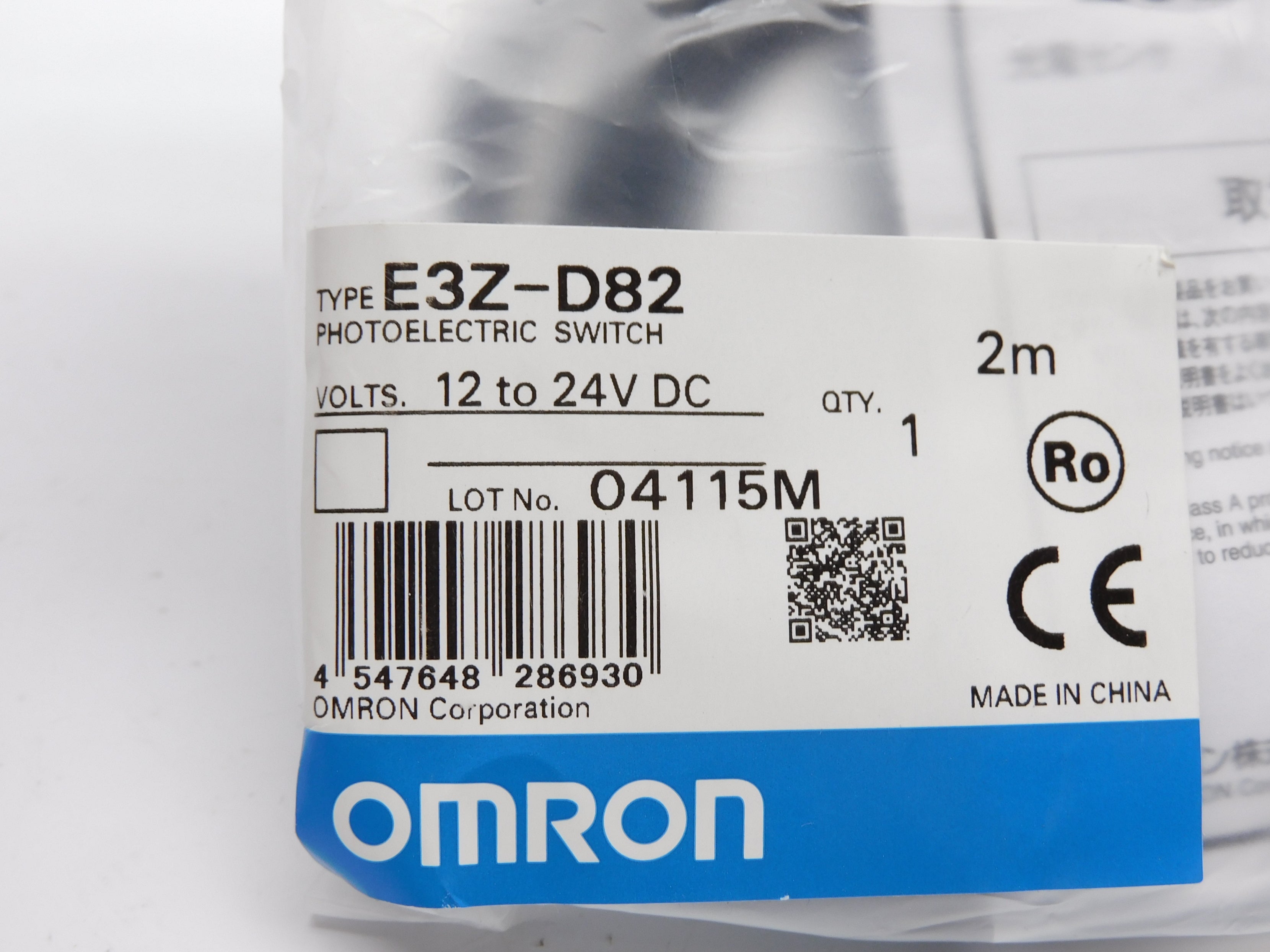 OMRON E3Z-D82 NSMP