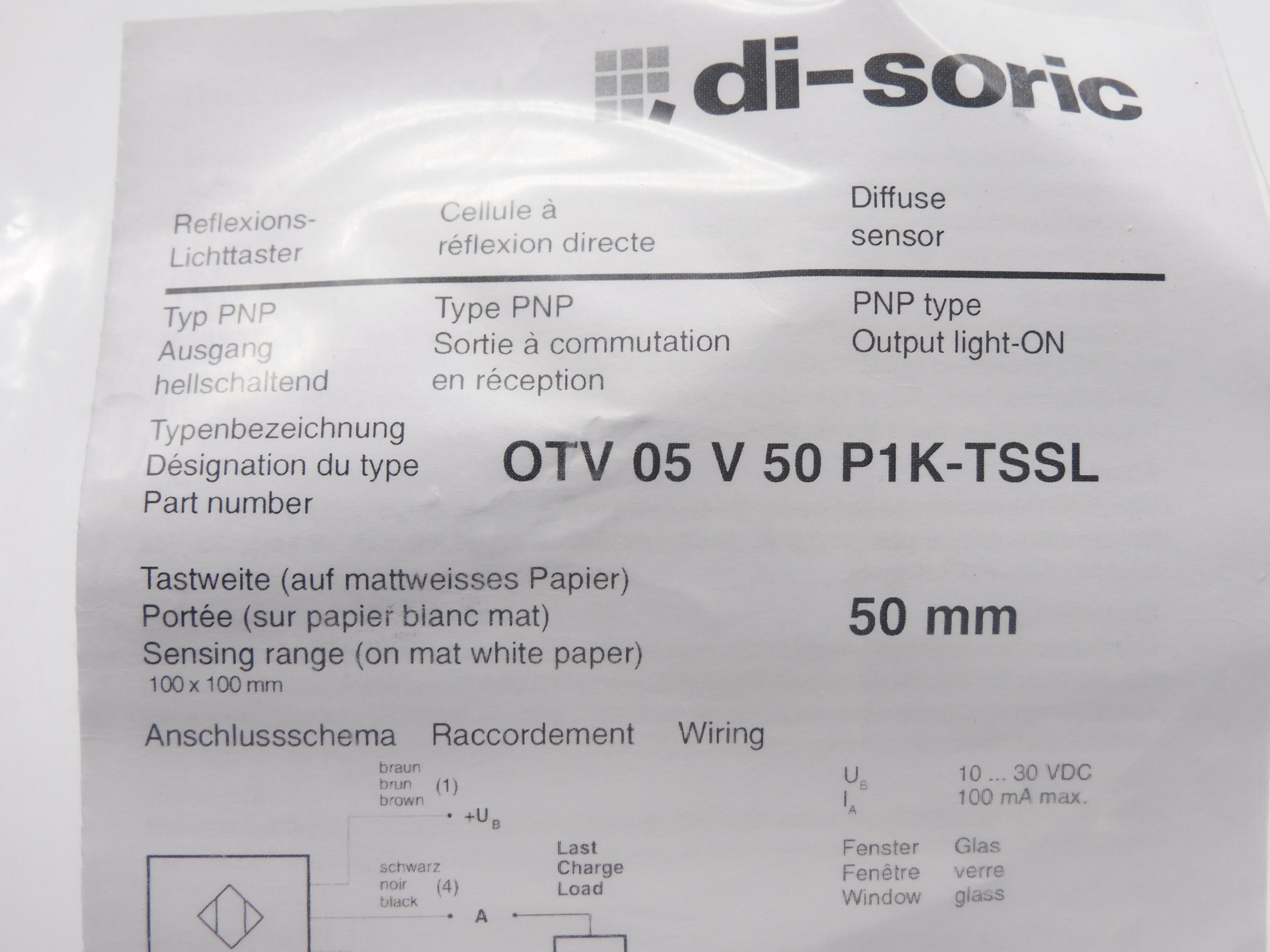 DI-SORIC OTV05V50P1K-TSSL NSMP