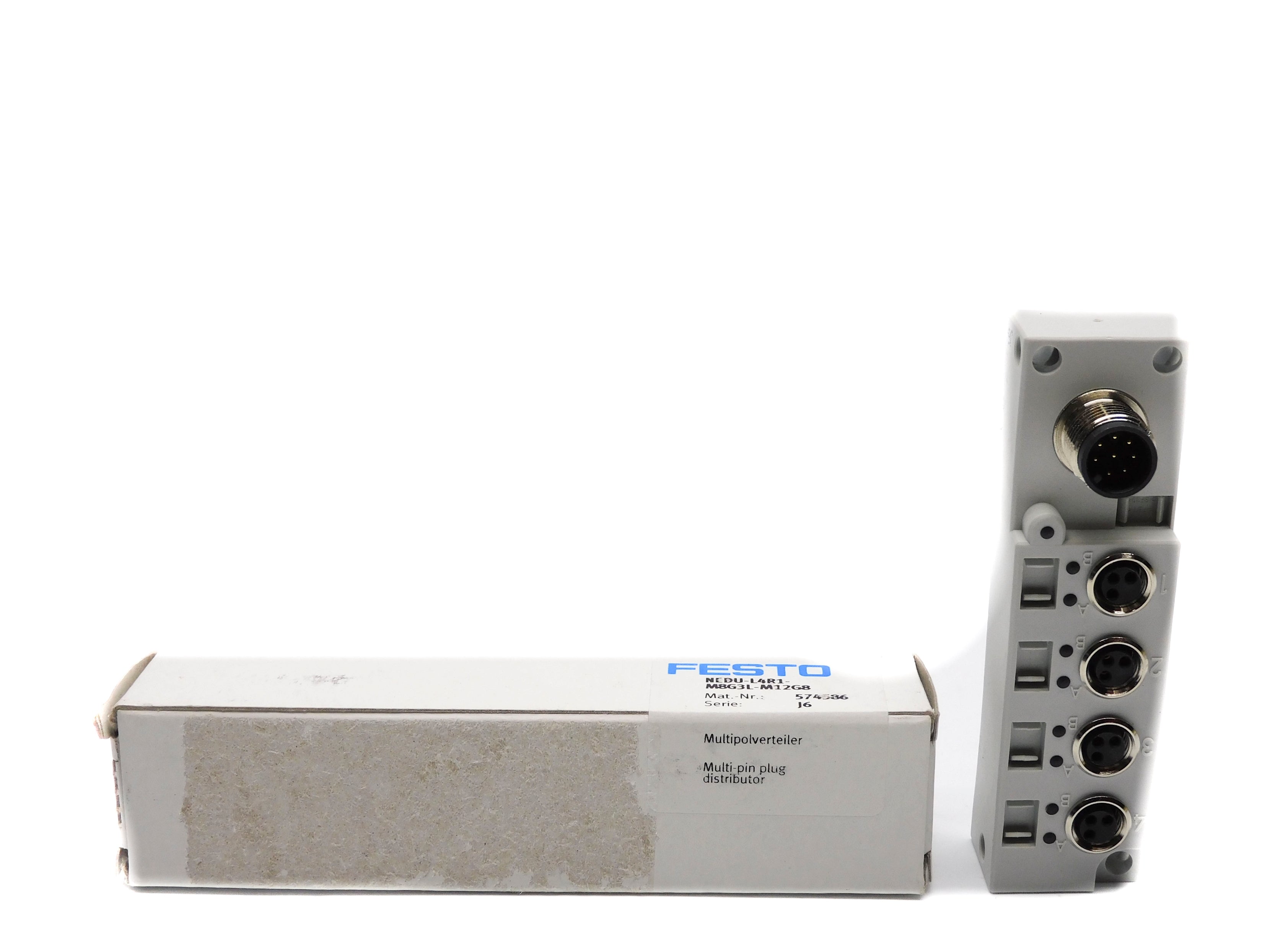 FESTO NEDU-L4R1-M8G3L-M12G8 574586 SER. J6 NSMP