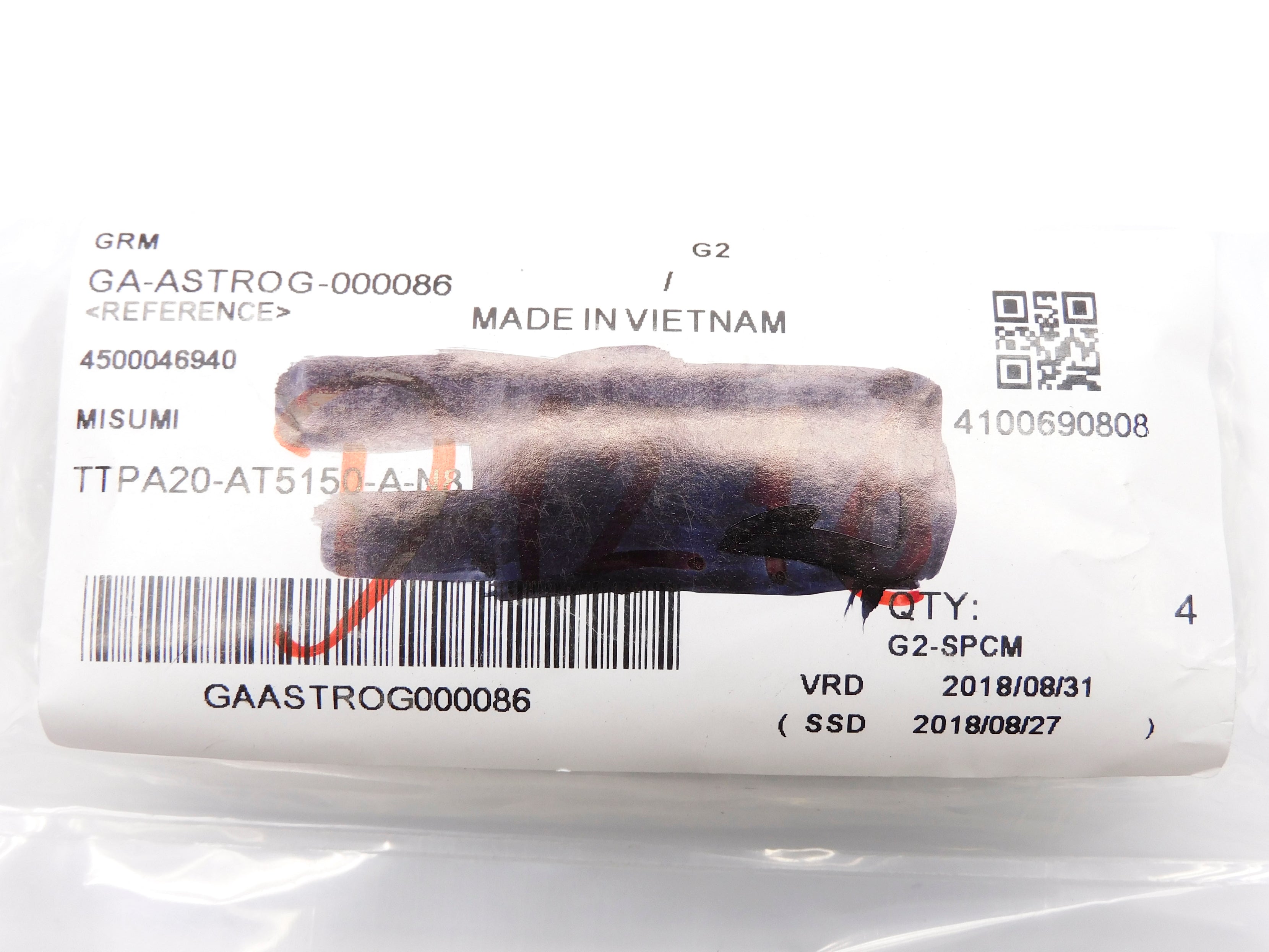 MISUMI TTPA20-AT5150-A-N8 (PKG OF 4) NSMP