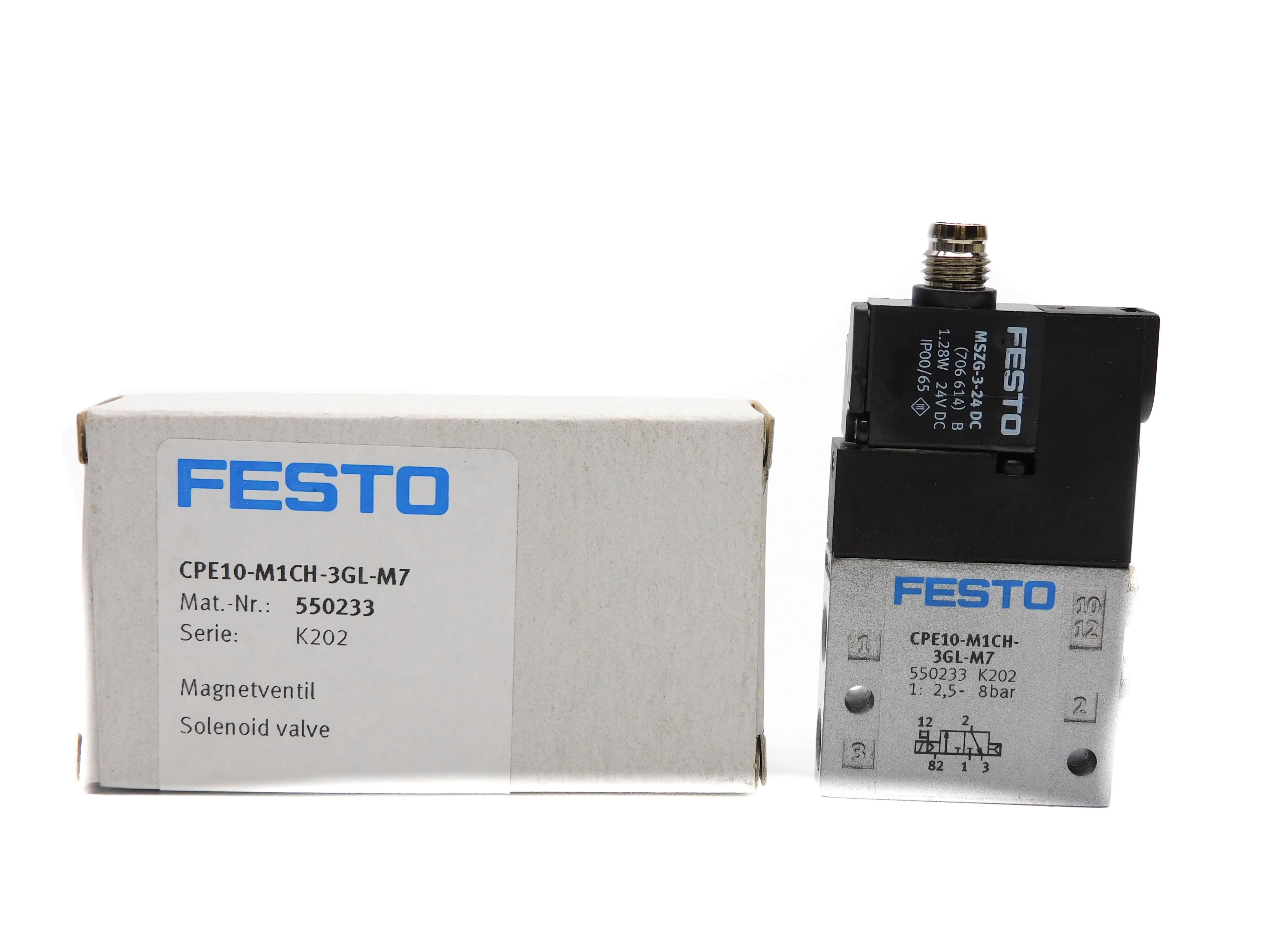 FESTO CPE10-M1CH-3GL-M7 550233 SER. K202 24VDC NSMP