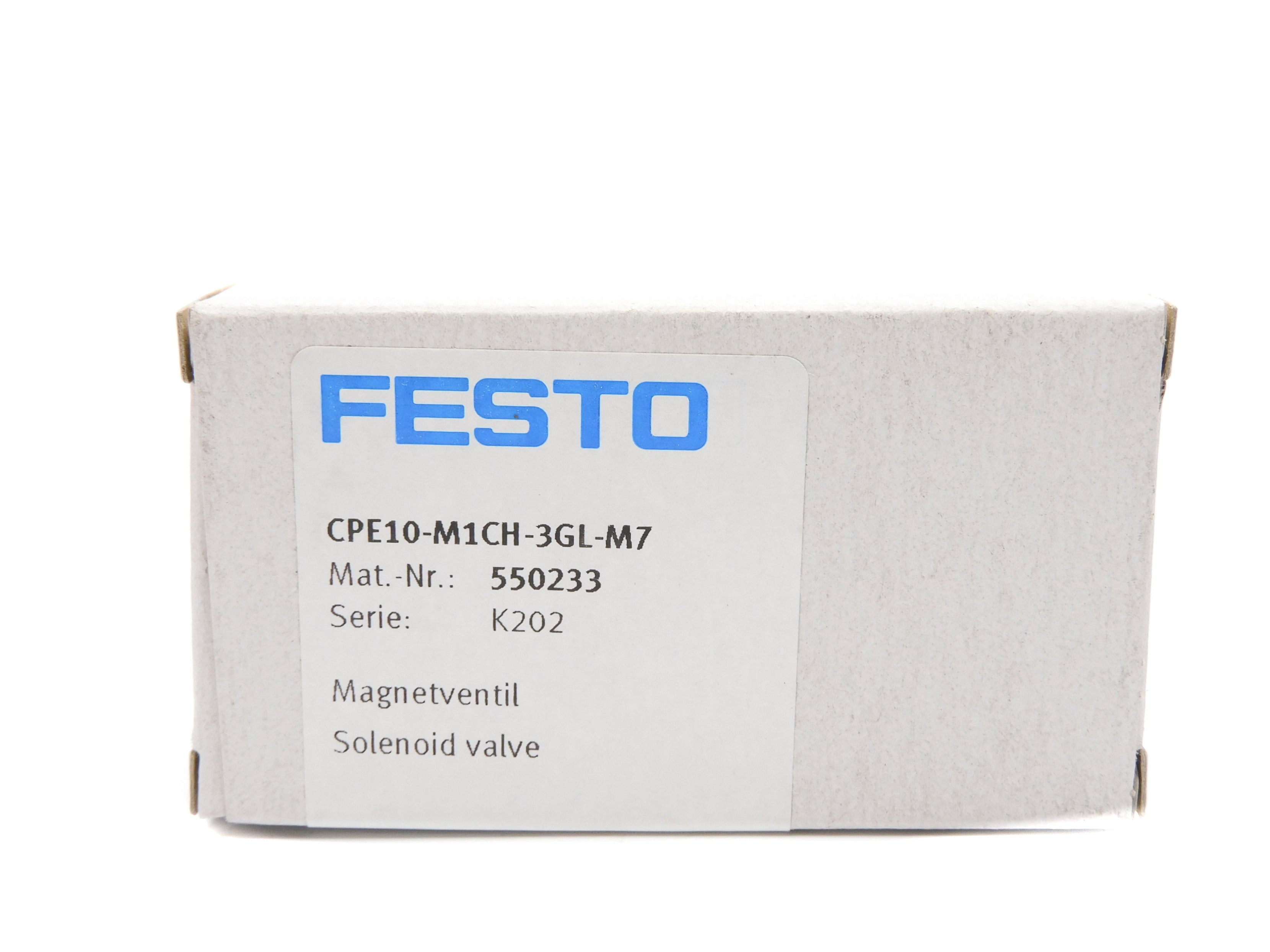 FESTO CPE10-M1CH-3GL-M7 550233 SER. K202 24VDC NSMP