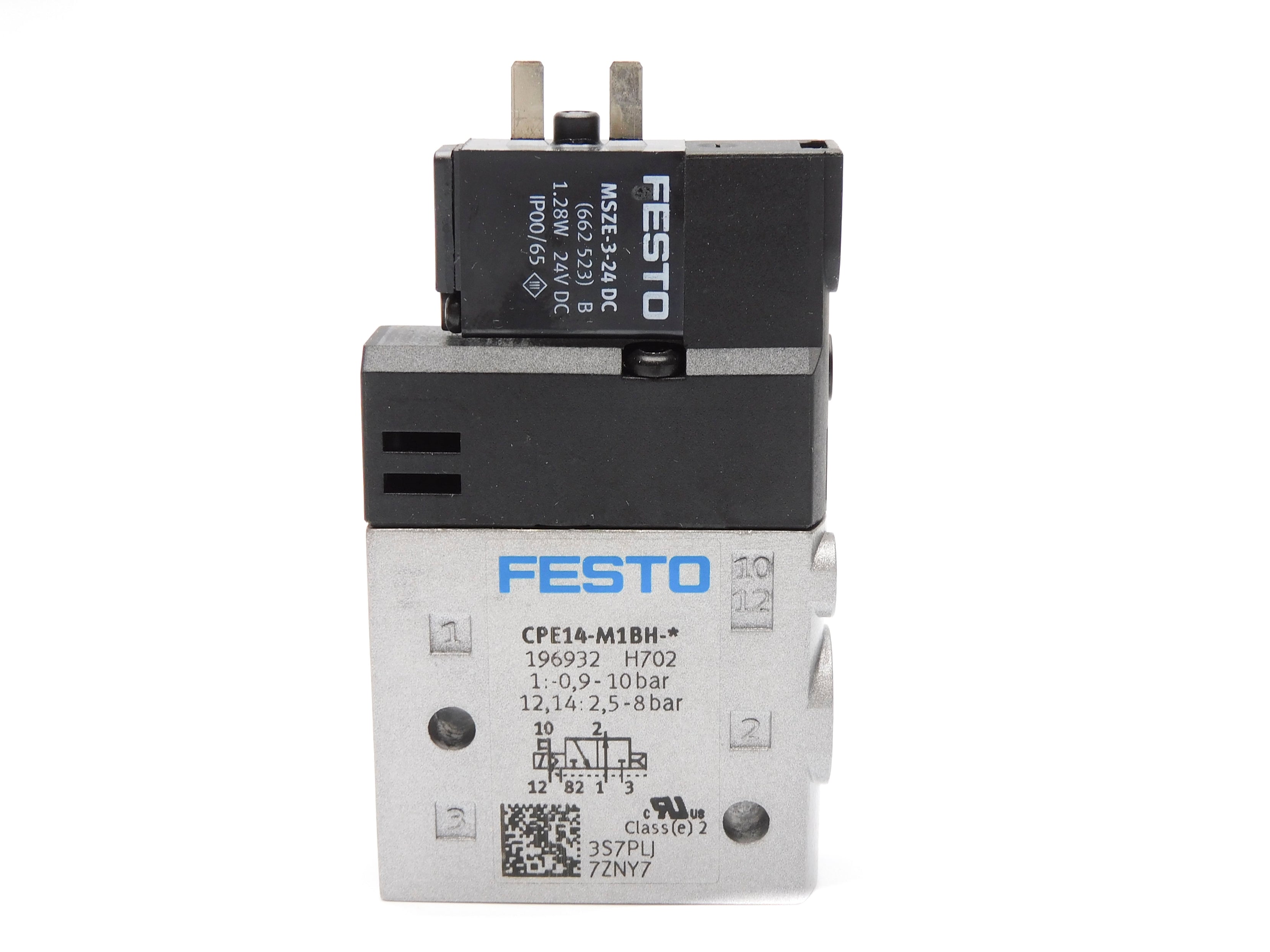FESTO CPE14-M1BH-3OLS-1/8 196932 SER. H702 24VDC NSMP