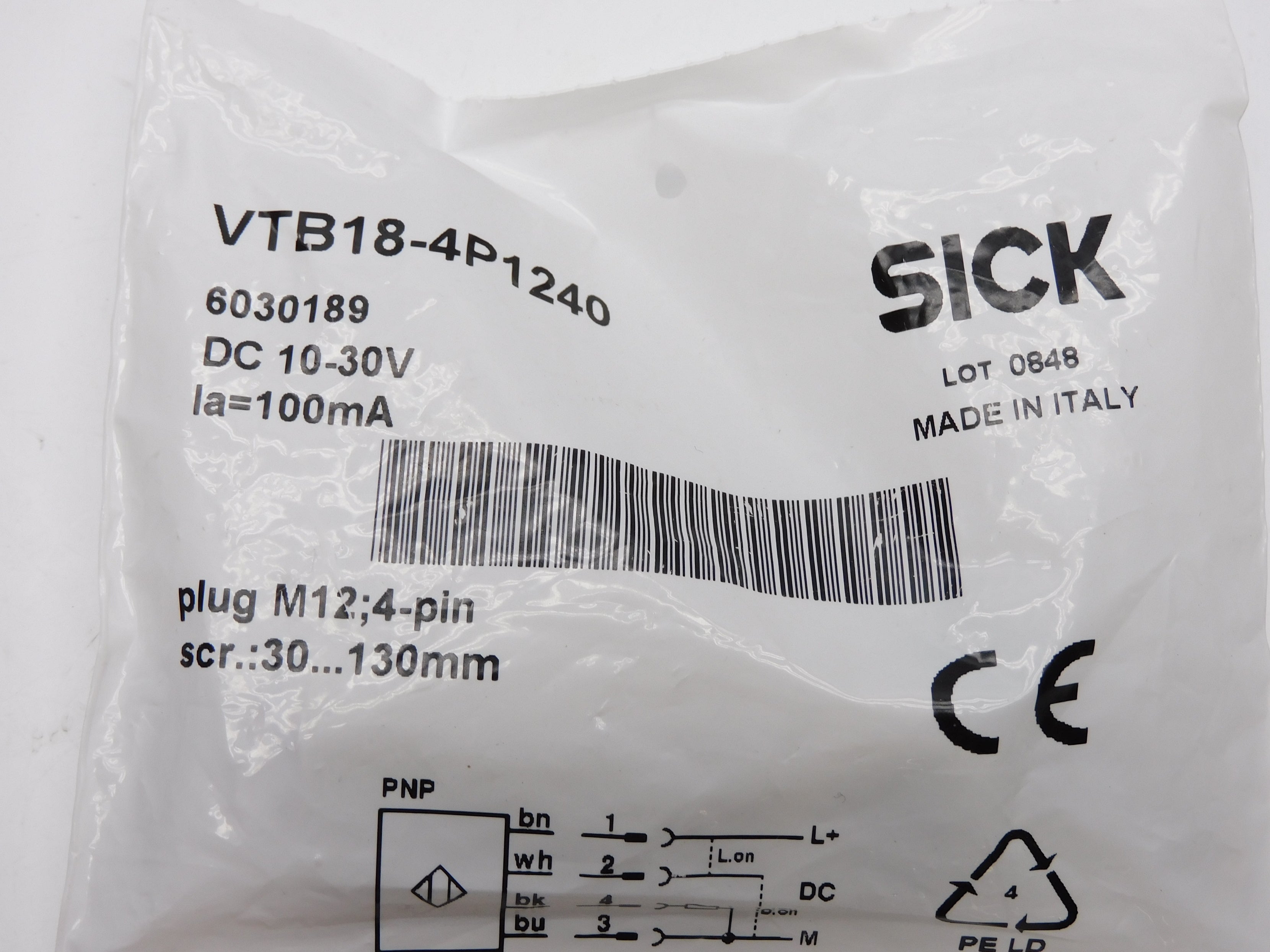SICK VTB18-4P1240 6030189 NSMP
