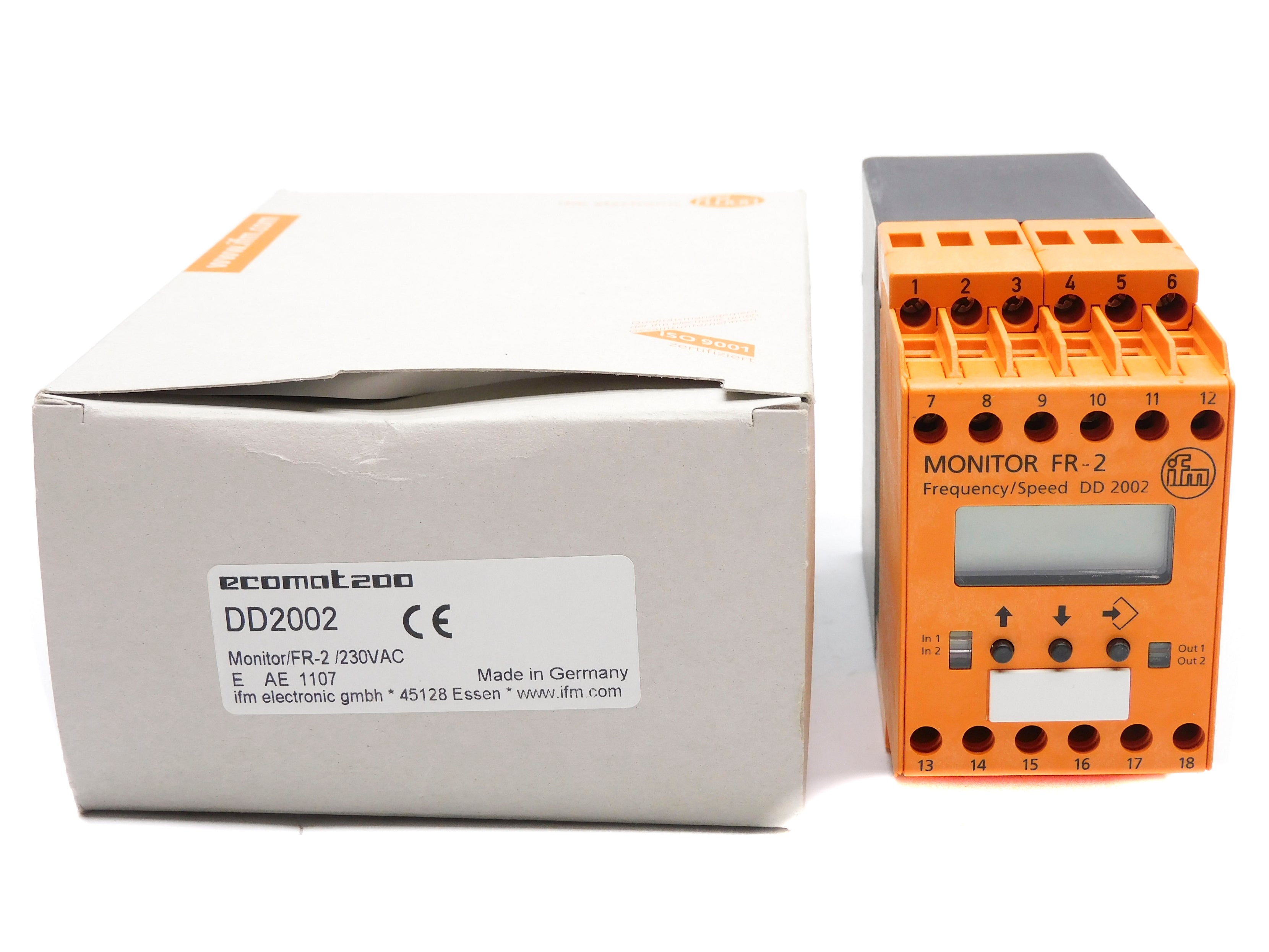 IFM EFECTOR MONITOR/FR-2/230VAC DD2002 NSMP