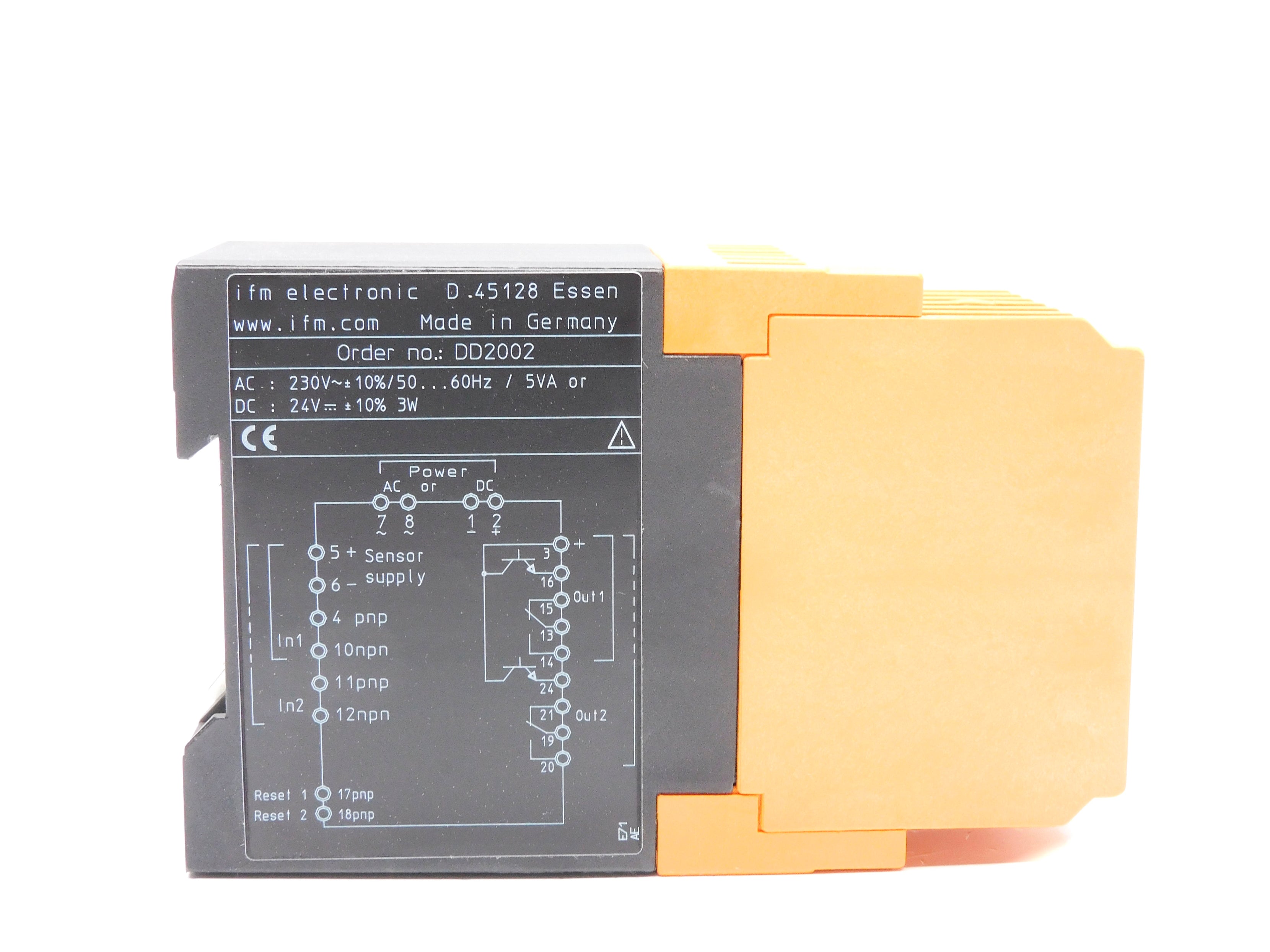 IFM EFECTOR MONITOR/FR-2/230VAC DD2002 NSMP