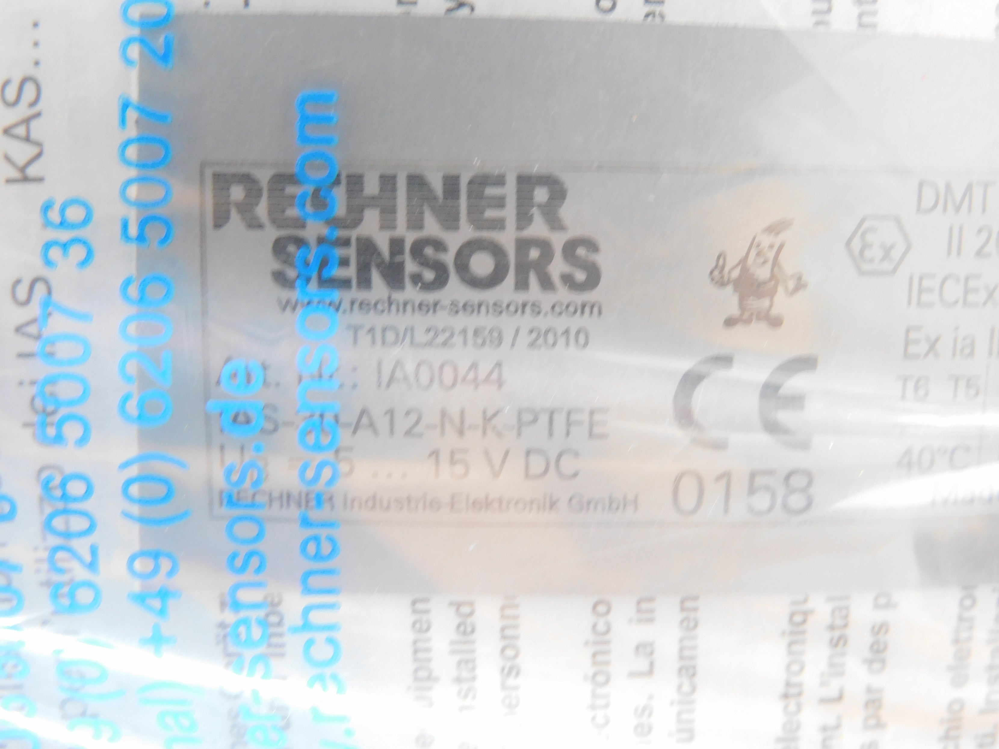 RECHNER IAS-30-A12-N-K-PTFE.ATEX.5M IA0044 NSMP