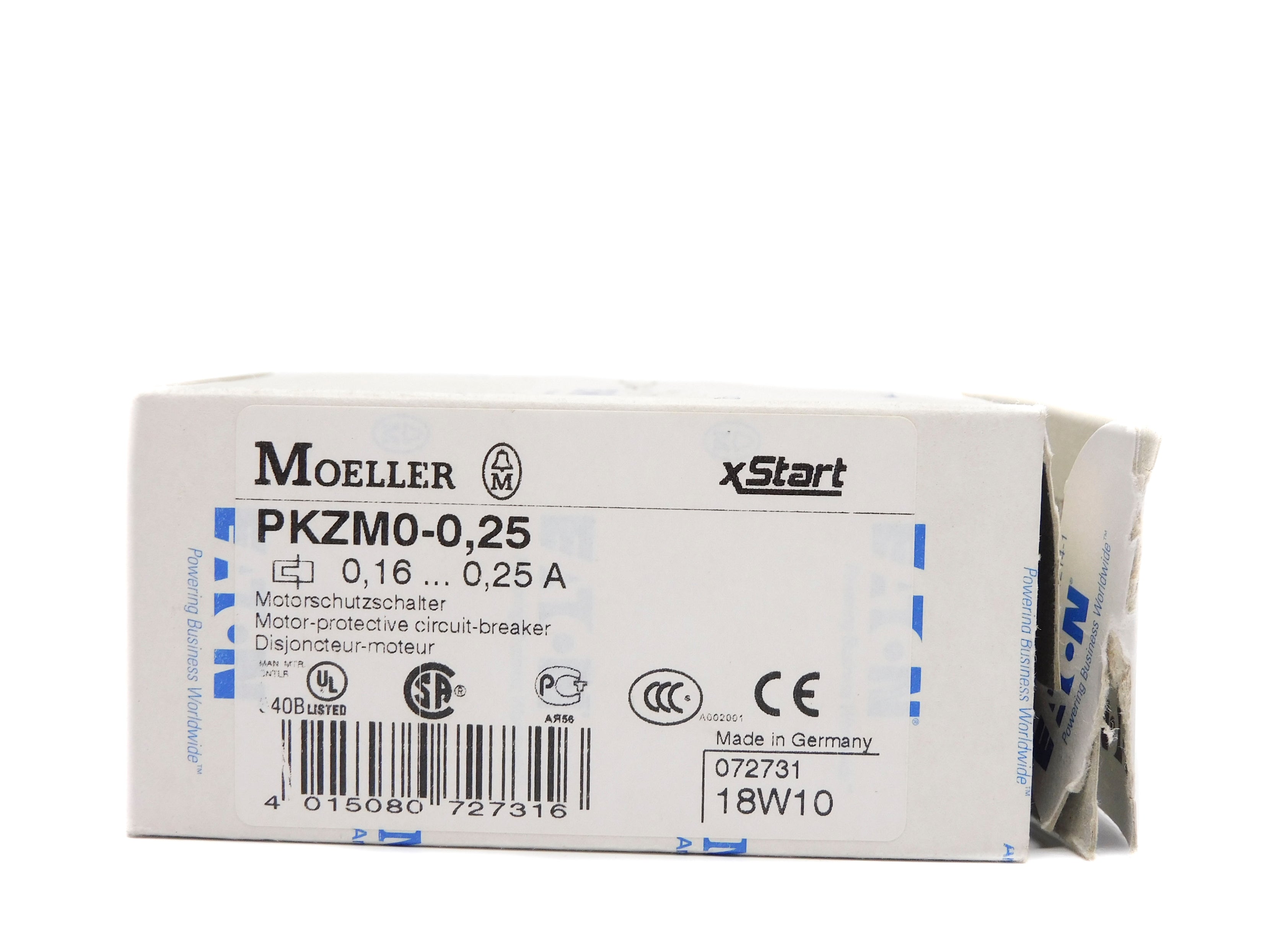 KLOCNER MOELLER PKZM0-0.25 0.16-0.25A 690V NSMP